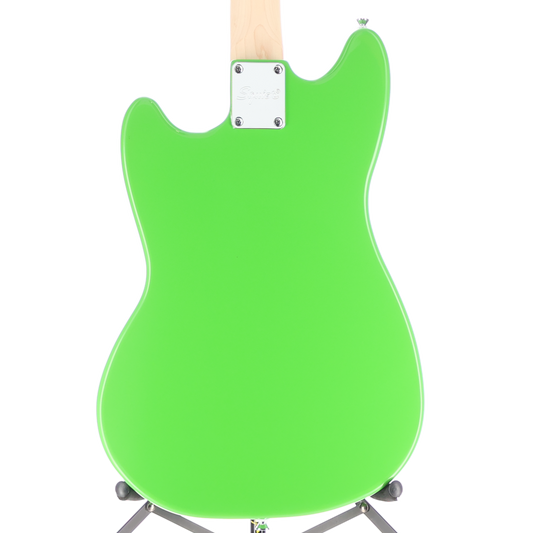 Squier Squier Sonic Mustang, Lime Green, White Pickguard, Professional Setup (RP) (50535)