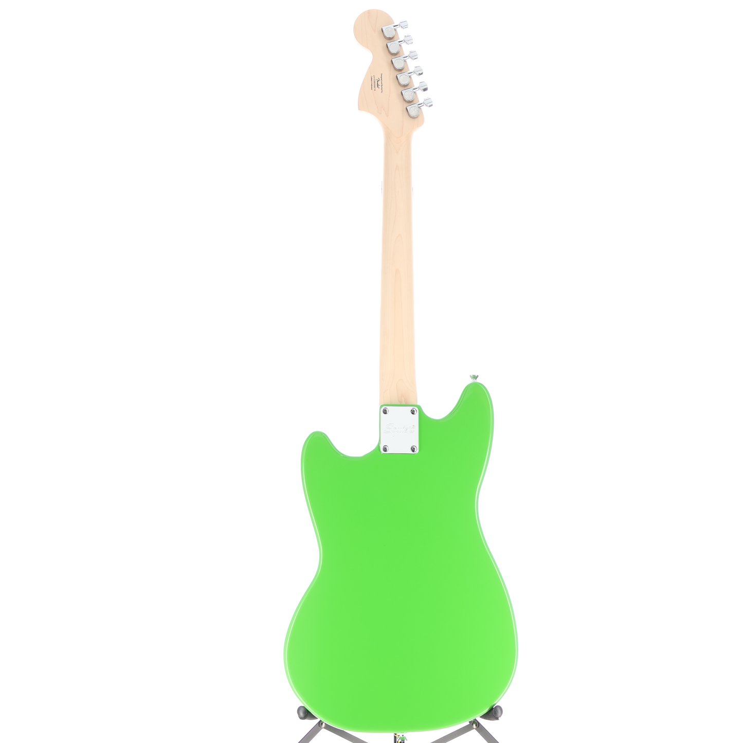 Squier Squier Sonic Mustang, Lime Green, White Pickguard, Professional Setup (RP) (50535)