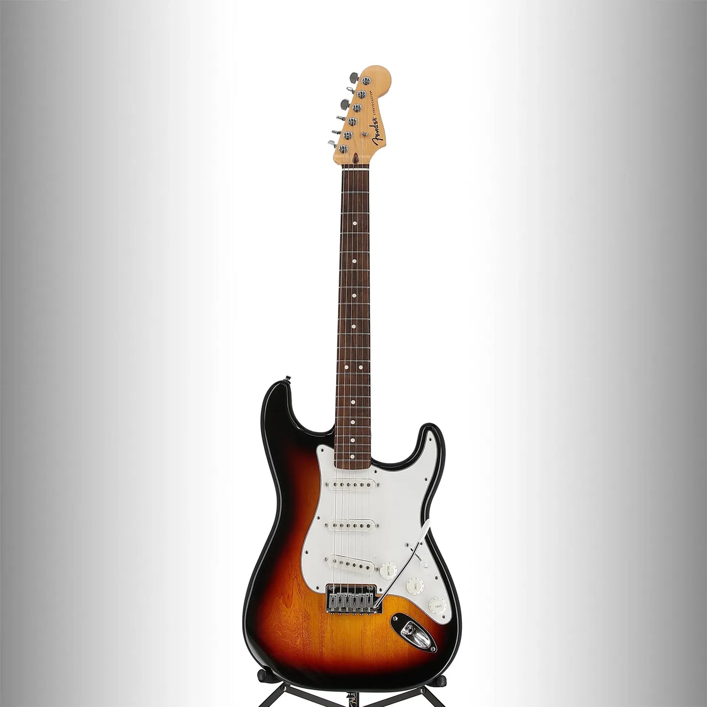 Standard Stratocaster, Laurel Fingerboard, White Pickguard, 3-Color Sunburst (SR) (09452)