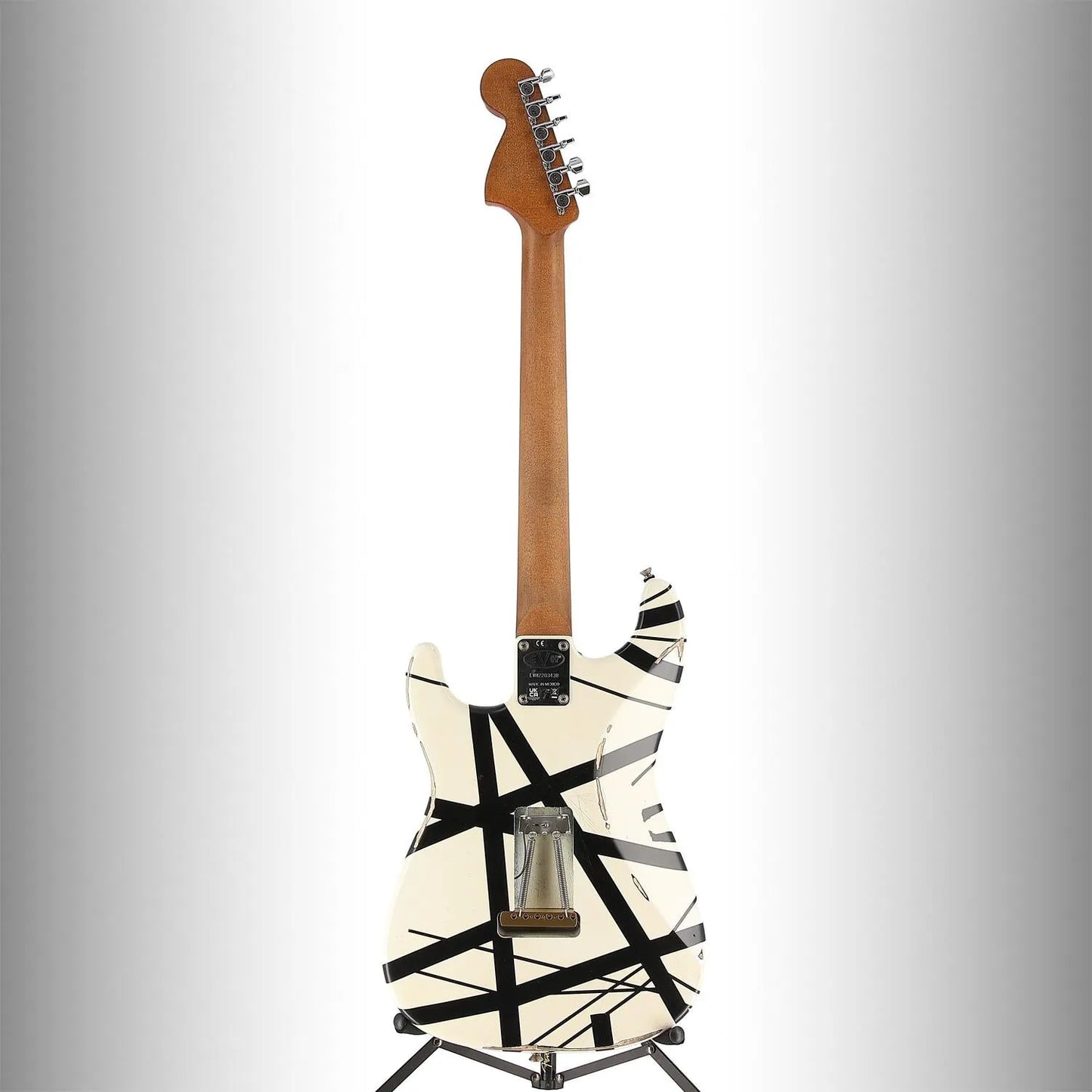 Striped Series '78 Eruption, Maple Fingerboard, White with Black Stripes Relic (A2) (03438)