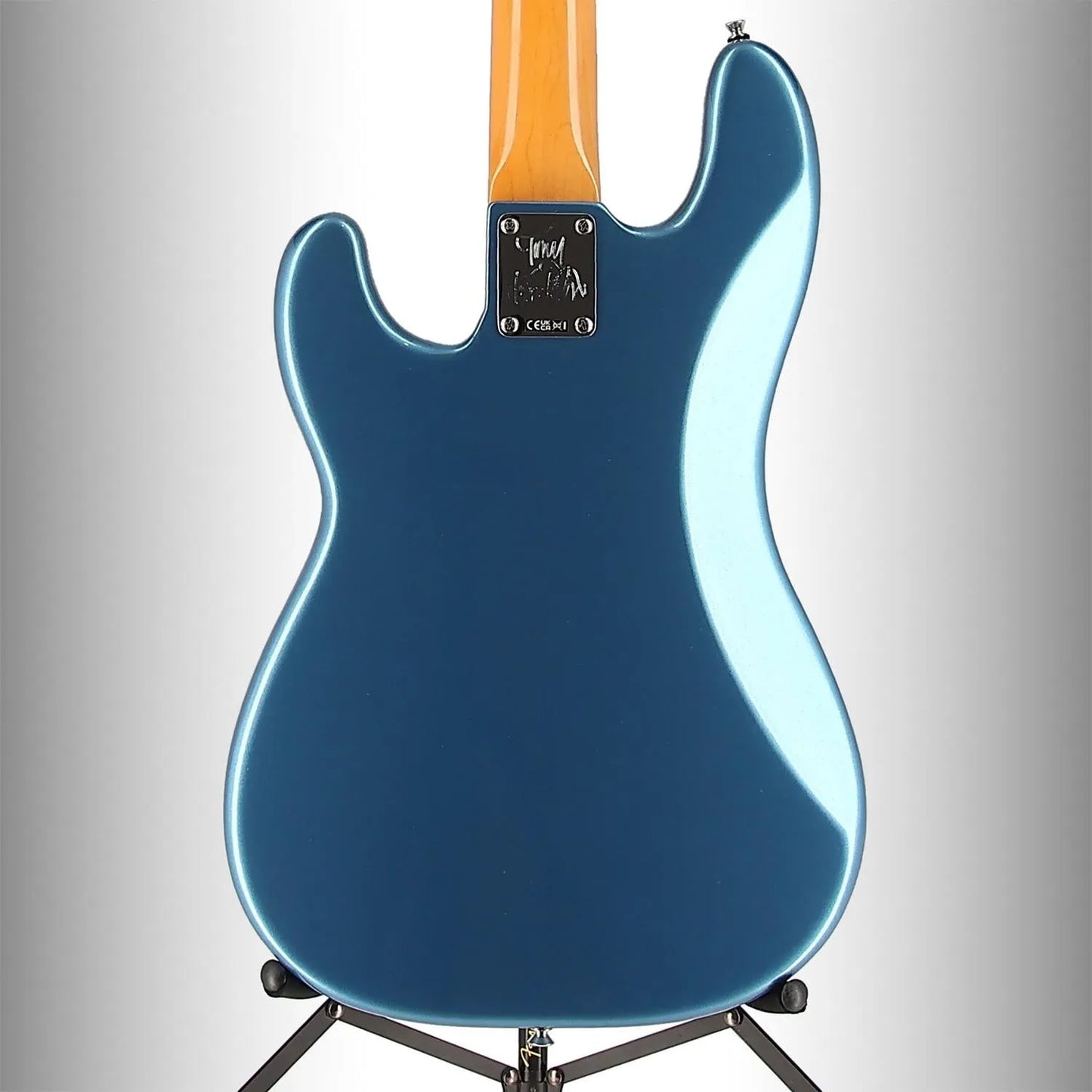 Tony Franklin Fretless Precision Bass, Ebony Fingerboard, Lake Placid Blue (D12) (46237)