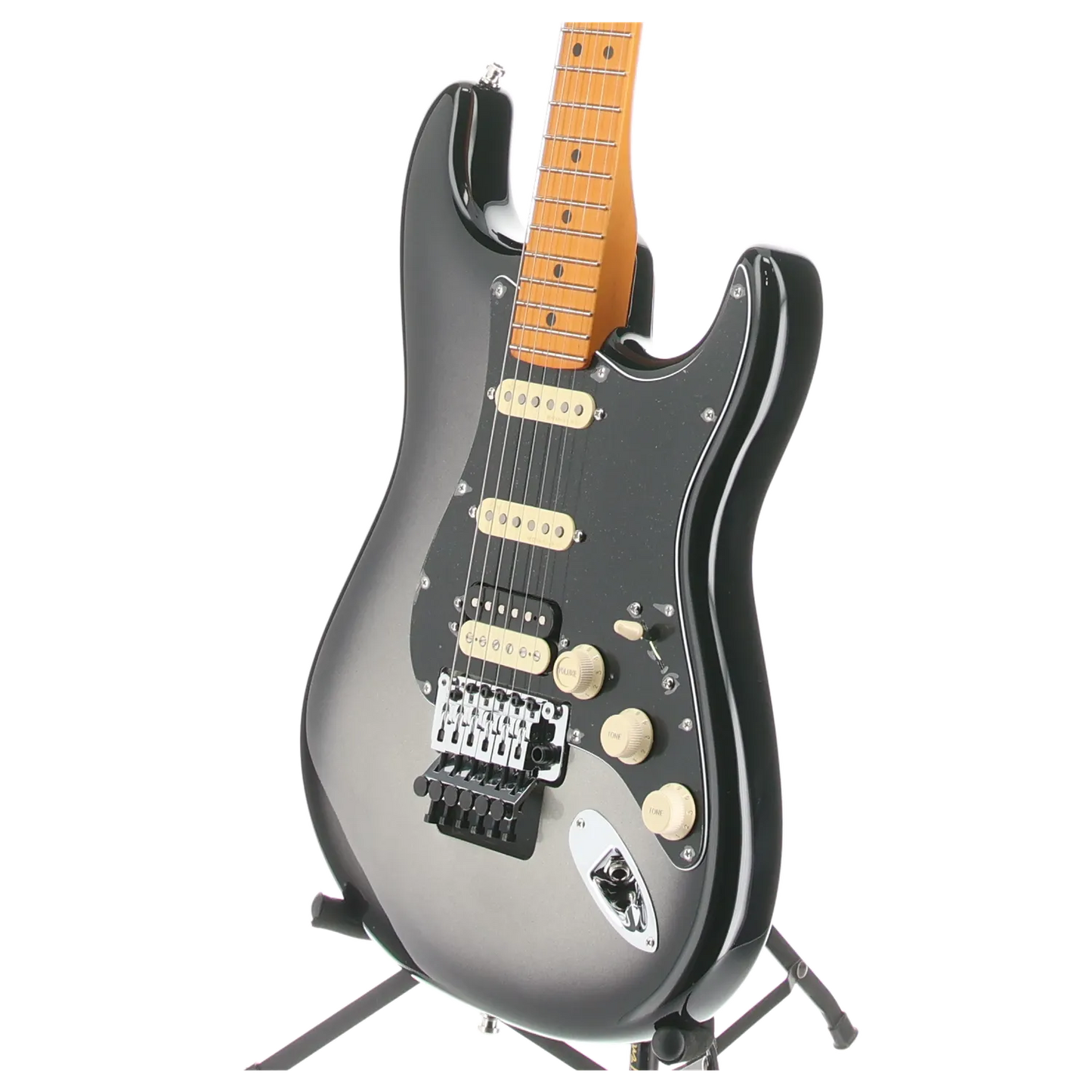 Ultra Luxe Stratocaster Floyd Rose HSS, Maple Fingerboard, Silverburst (BB4) (65344)