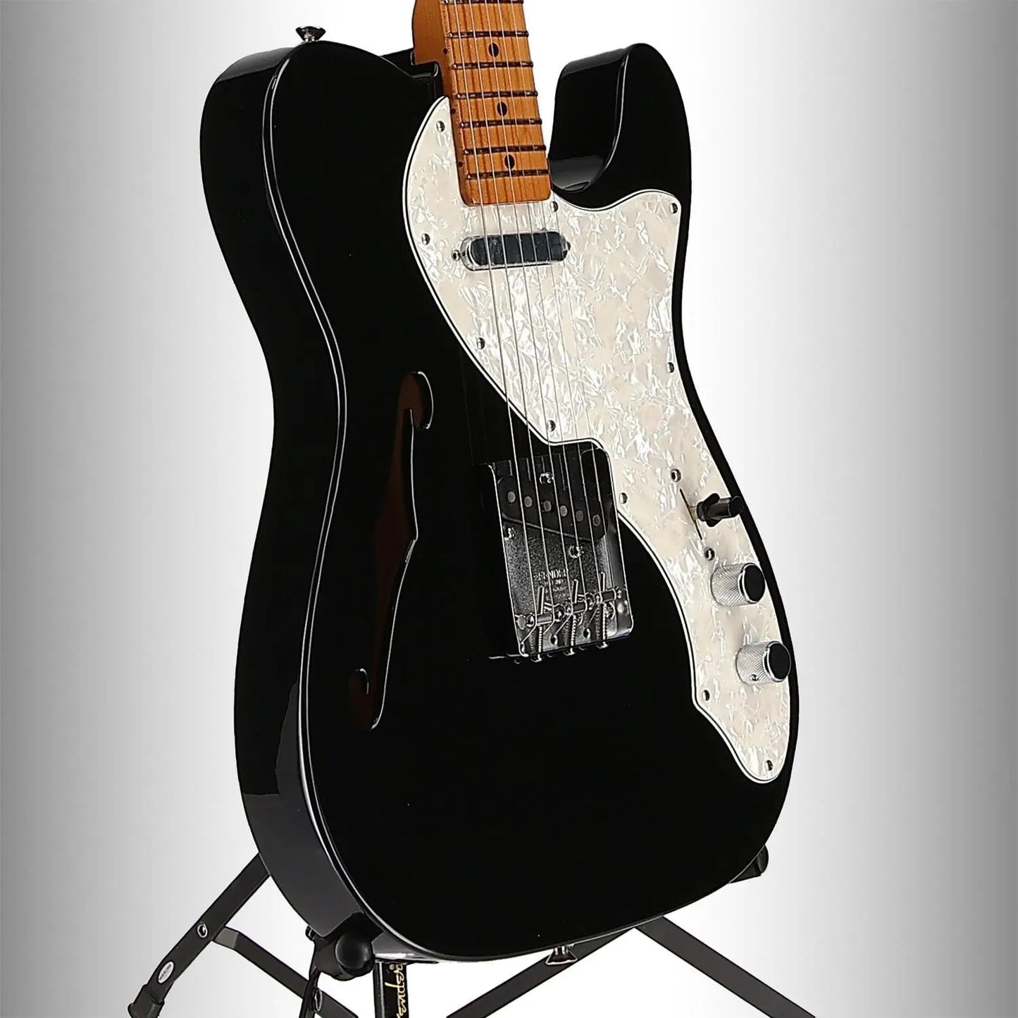 Vintera II '60s Telecaster Thinline, Maple Fingerboard, Black (AA5) (36662)