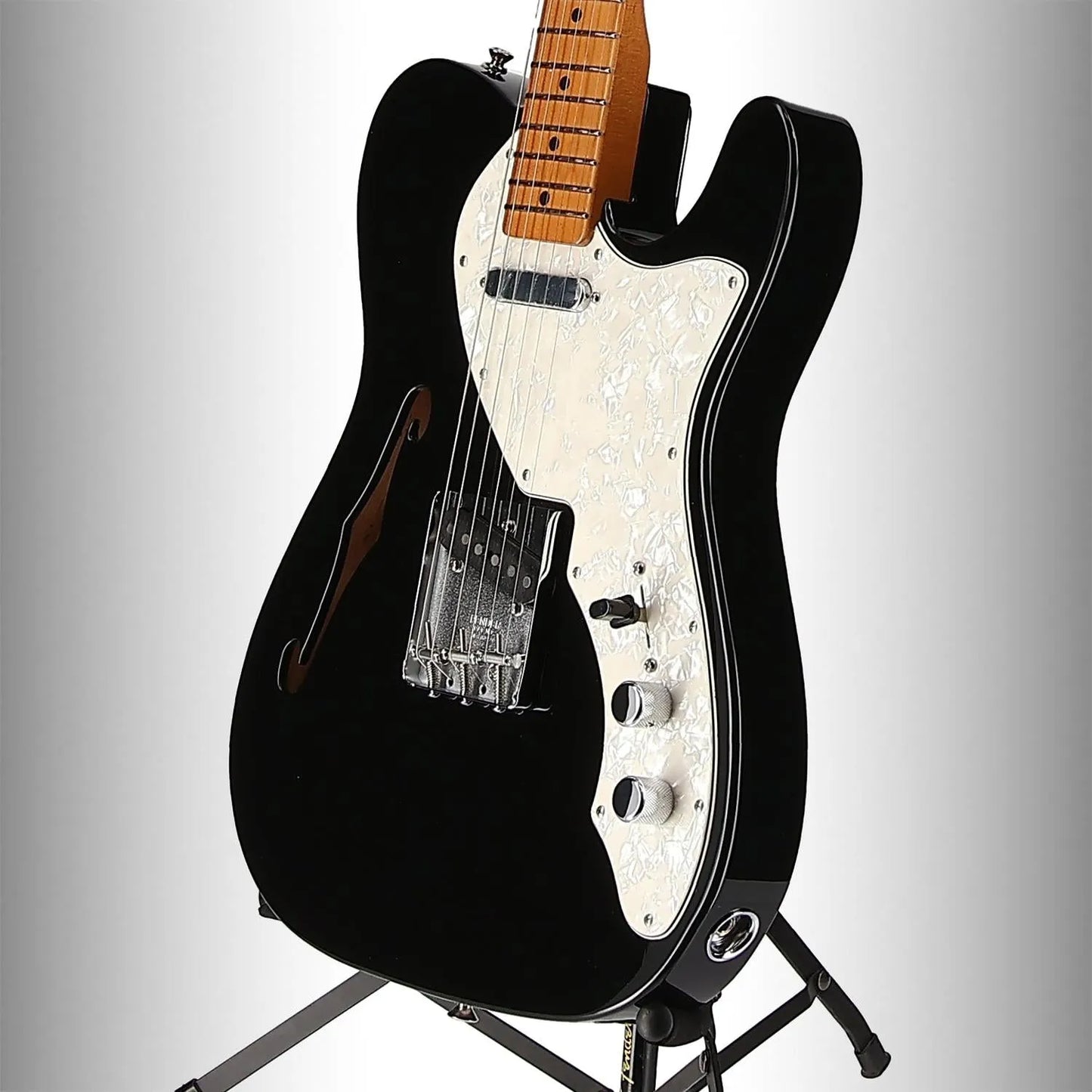 Vintera II '60s Telecaster Thinline, Maple Fingerboard, Black (AA5) (36662)