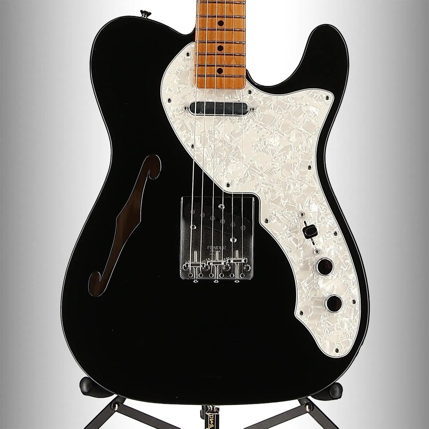Vintera II '60s Telecaster Thinline, Maple Fingerboard, Black (AA5) (36662)
