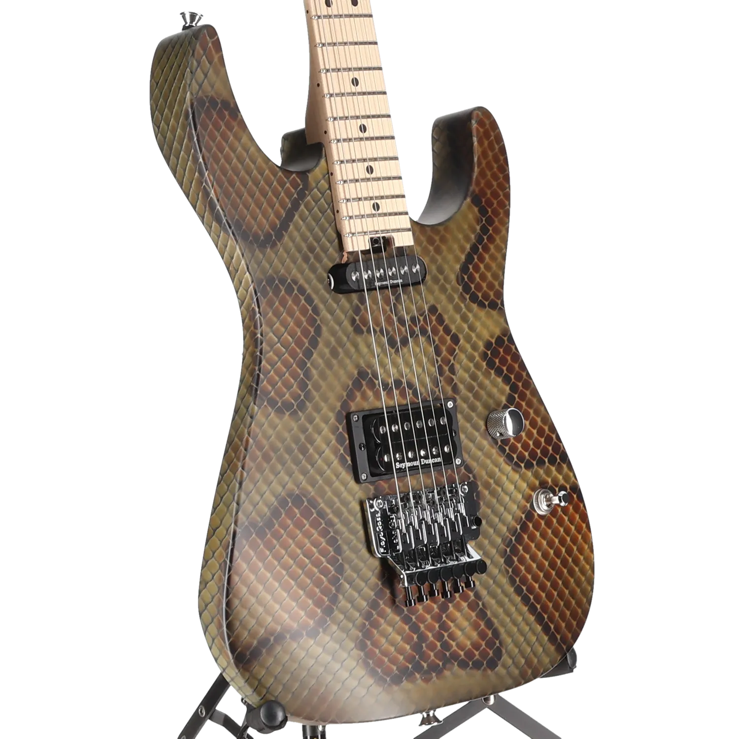 Warren DeMartini Signature Pro-Mod Snake, Maple Fingerboard, Snakeskin (AA10) (21536)