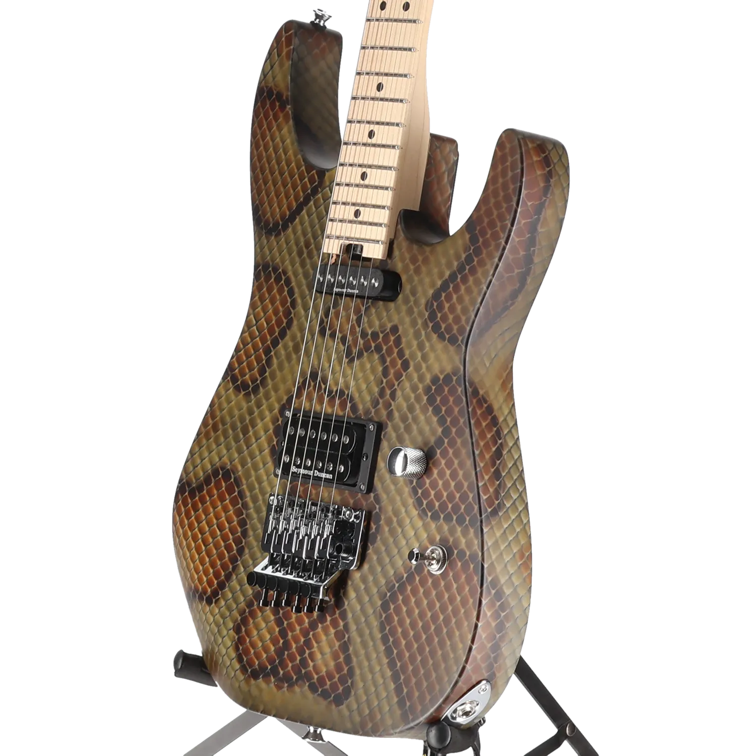 Warren DeMartini Signature Pro-Mod Snake, Maple Fingerboard, Snakeskin (AA10) (21536)