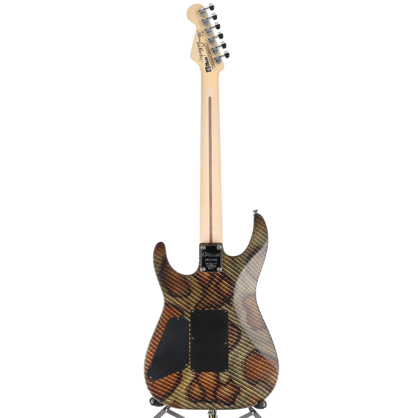 Warren DeMartini Signature Pro-Mod Snake, Maple Fingerboard, Snakeskin (AA10) (21536)