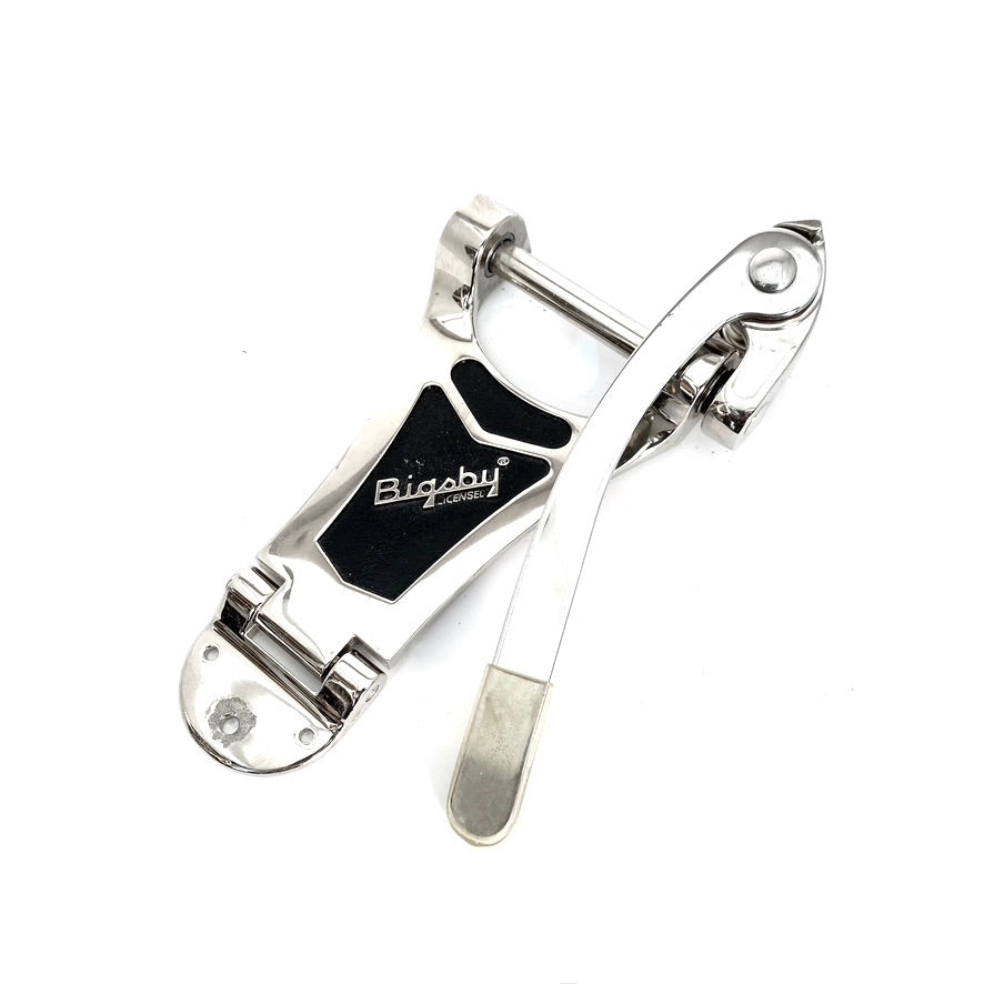 tailpiece　Guitar　chrome　bar　Gretsch　B30　Franklin　Bigsby　–　model　vibrato　style　silver　in　Works