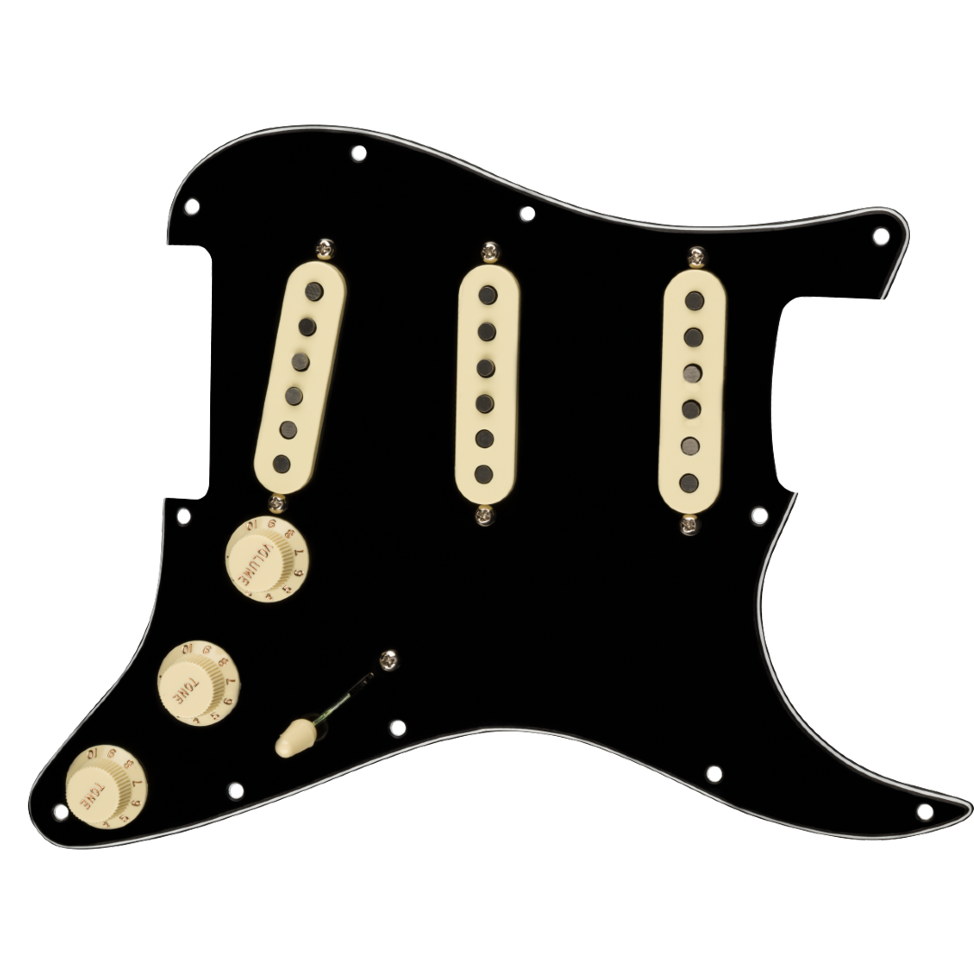 Fender フェンダー Pre-Wired Strat Pickguard, Tex-Mex SSS 配線済み