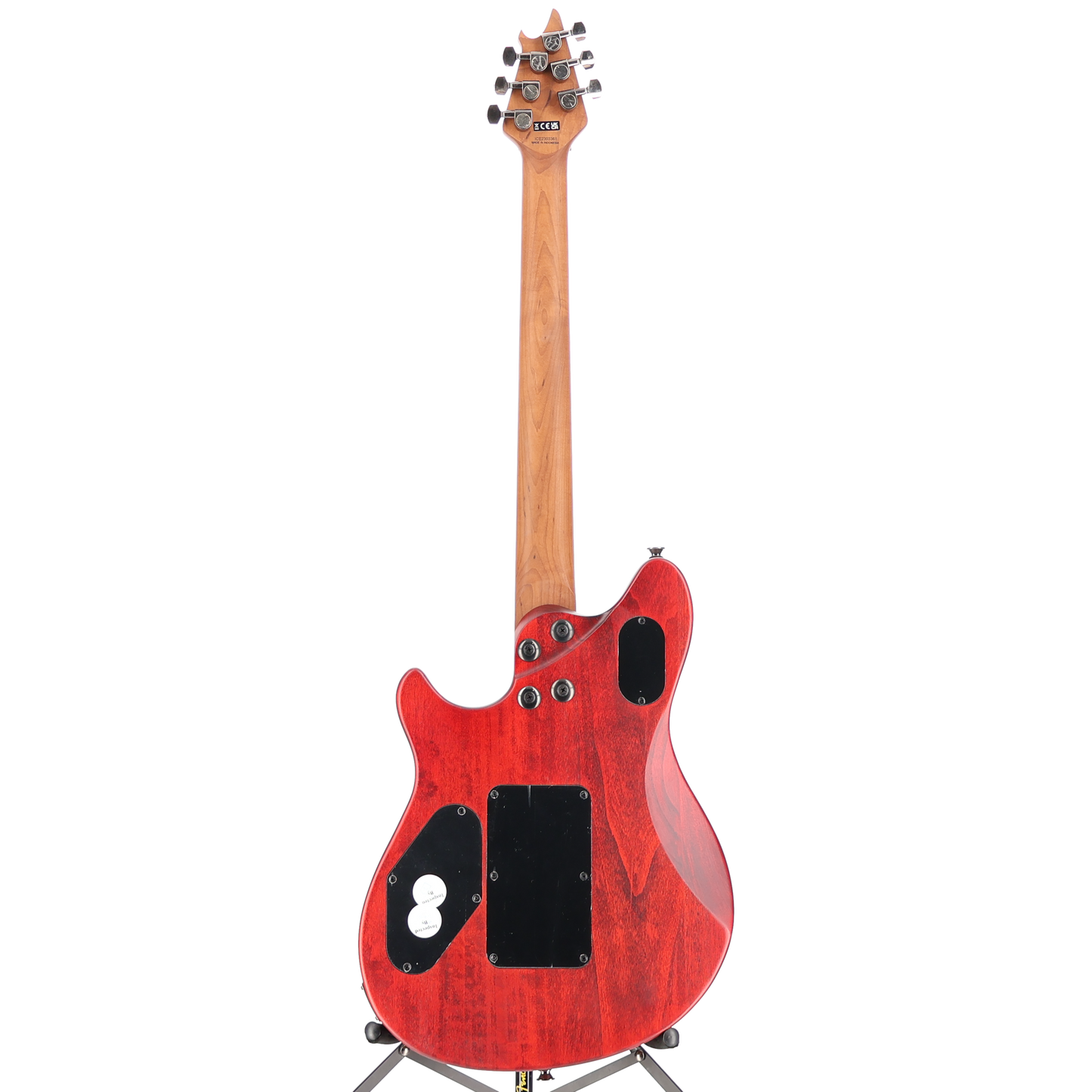 EVH Wolfgang WG Standard Exotic Zebrawood, Baked Maple Fingerboard, Natural (RP) (02580)