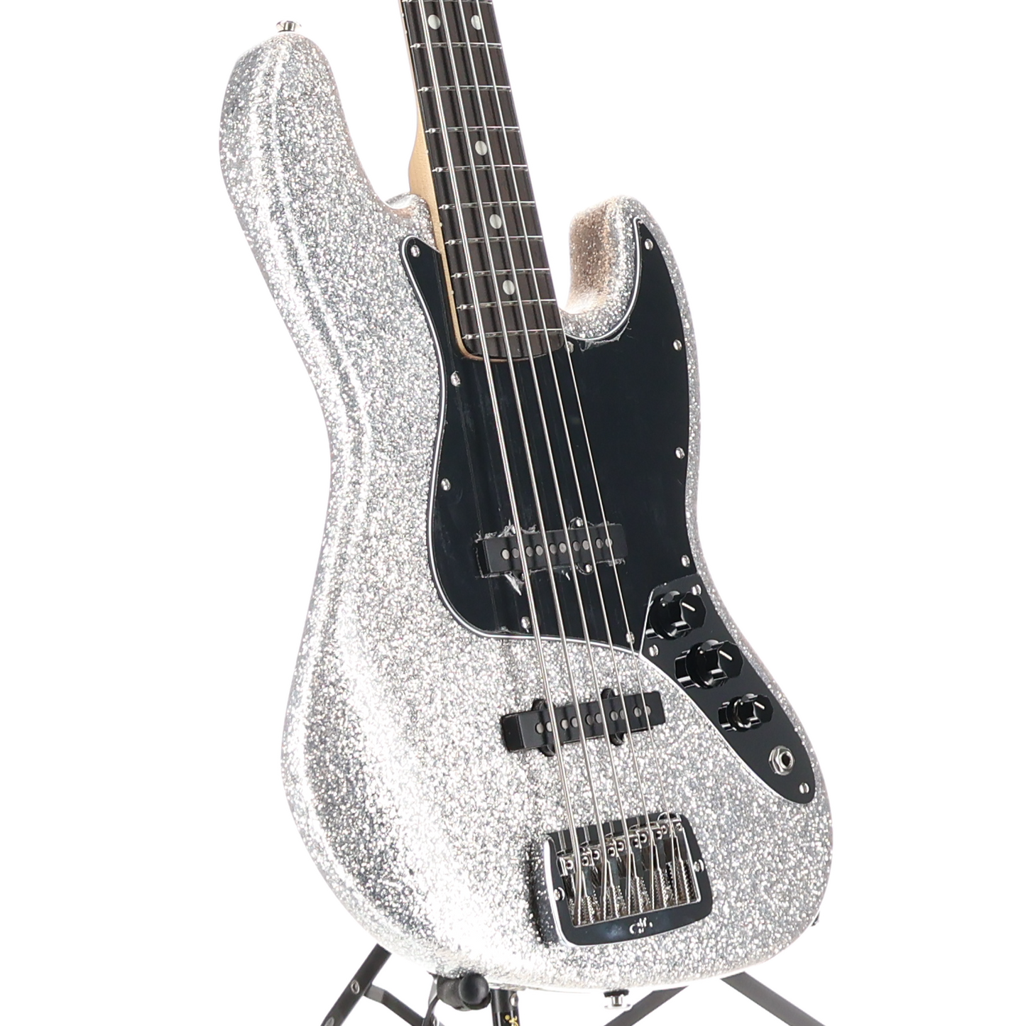 G&L G&L Build to Order JB-5 String Bass Silver Metallic Flake (07010)