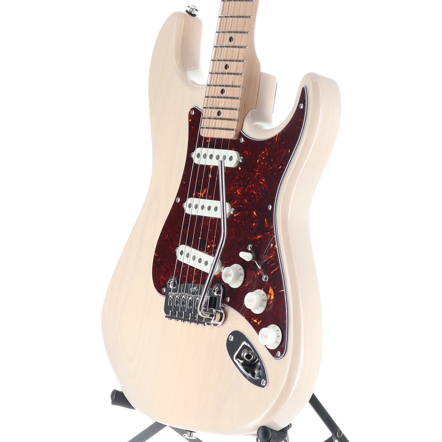G&L Fullerton Deluxe Legacy, MP Blonde over Swamp Ash (03206)