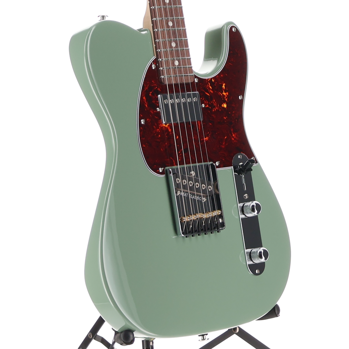 G&L Fullerton Deluxe ASAT Classic Bluesboy, Macha Green (06178)