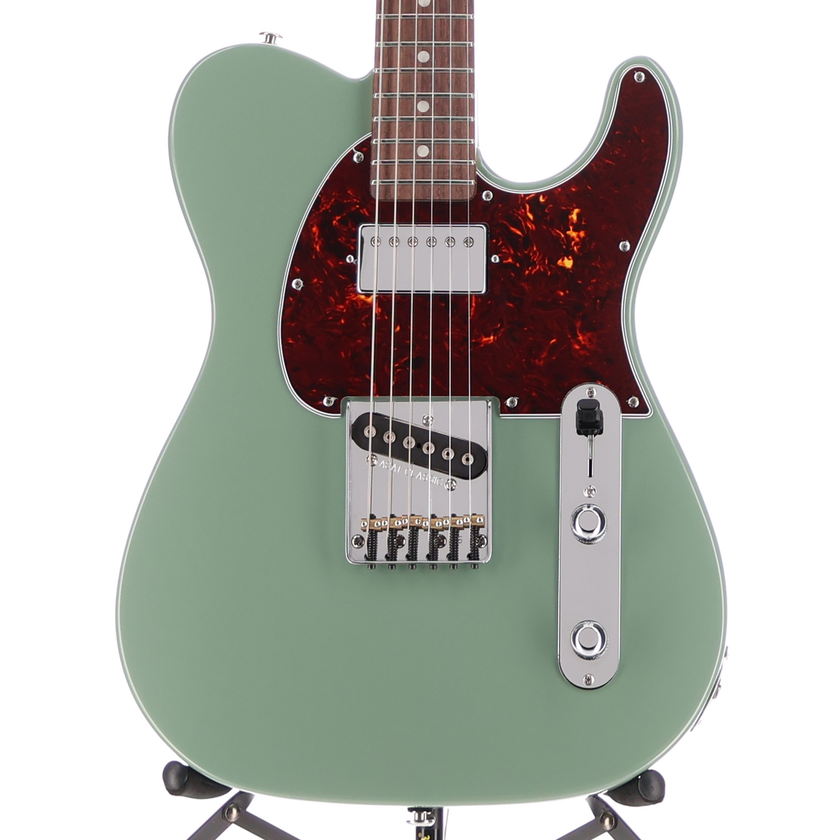 G&L Fullerton Deluxe ASAT Classic Bluesboy, Macha Green (06178)
