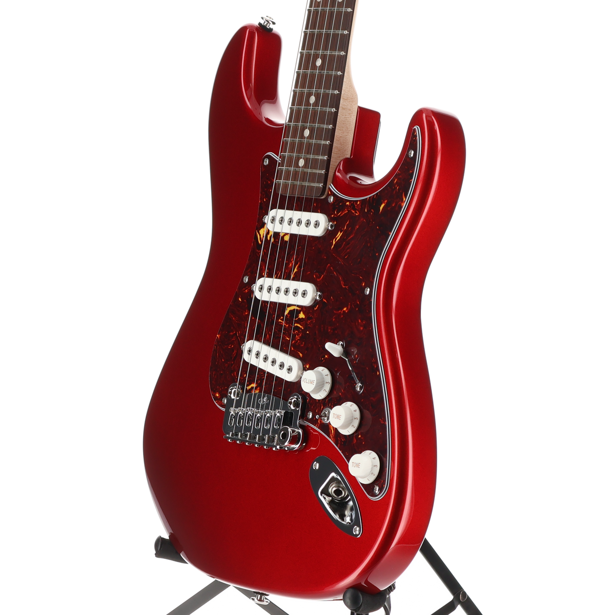 G&L Fullerton Deluxe S-500 Electric Guitar Candy Apple Red (04166)