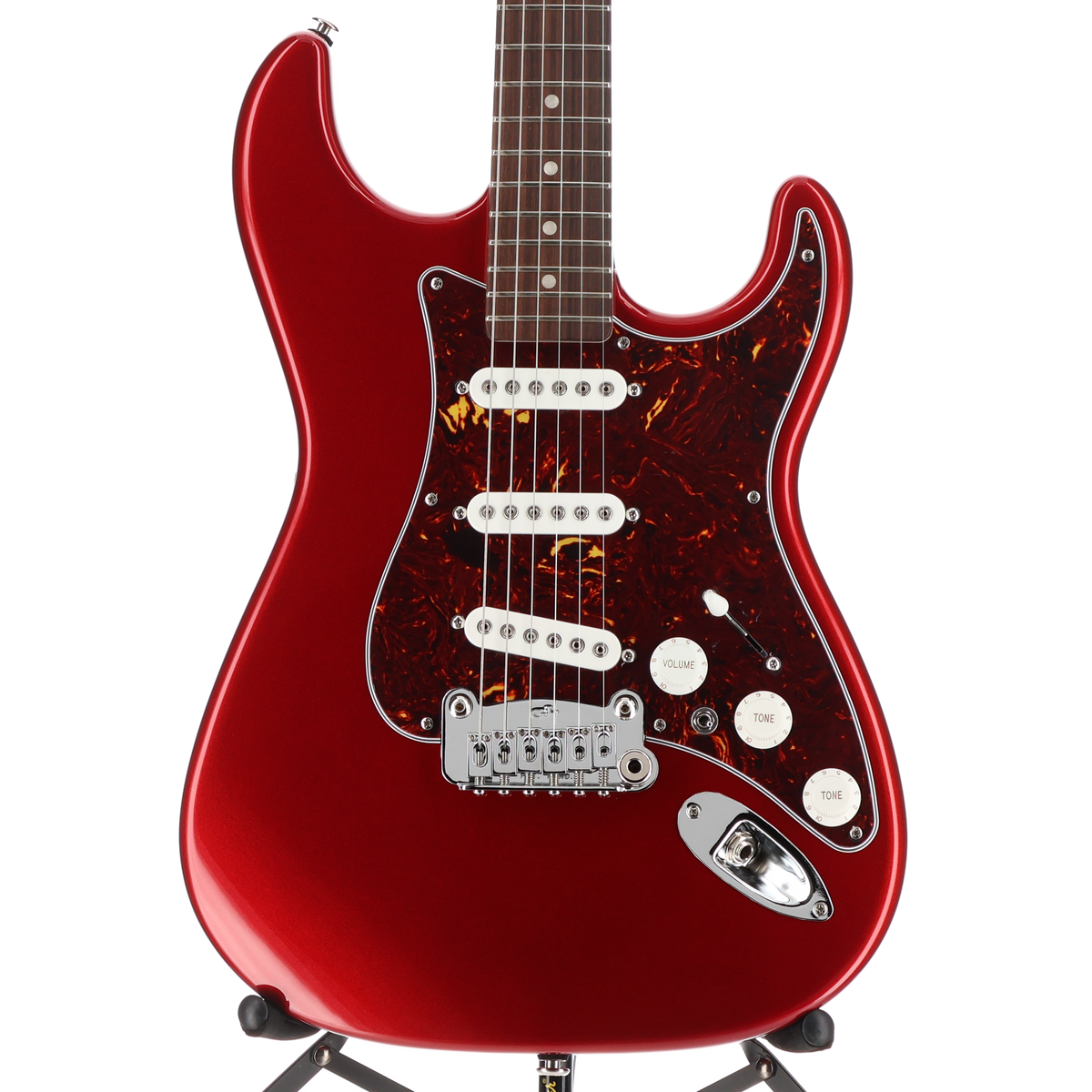 G&L Fullerton Deluxe S-500 Electric Guitar Candy Apple Red (04166)