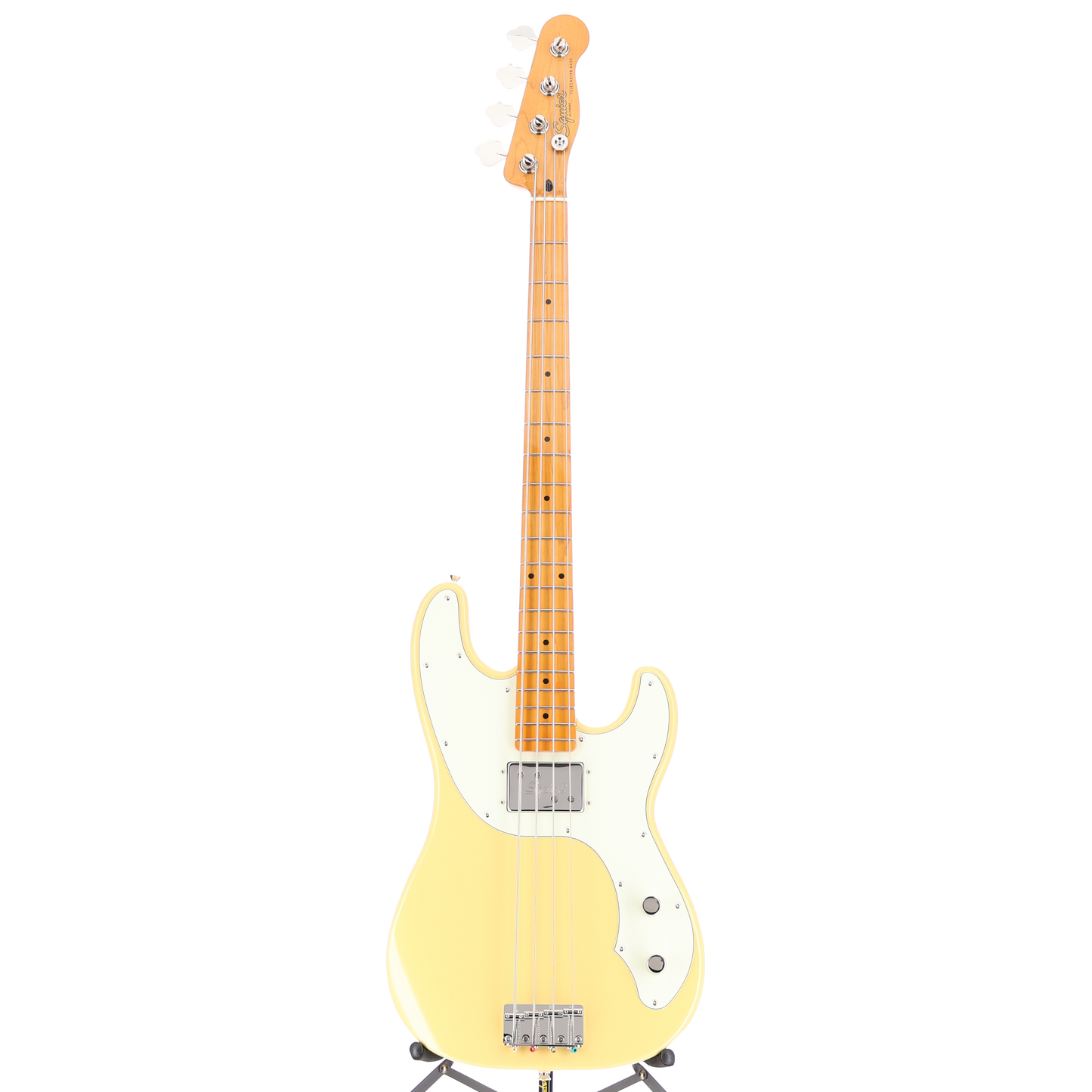 Squier Classic Vibe Telecaster Bass, Maple Fingerboard, Parchment Pickguard, Vintage White (SR) (02343)