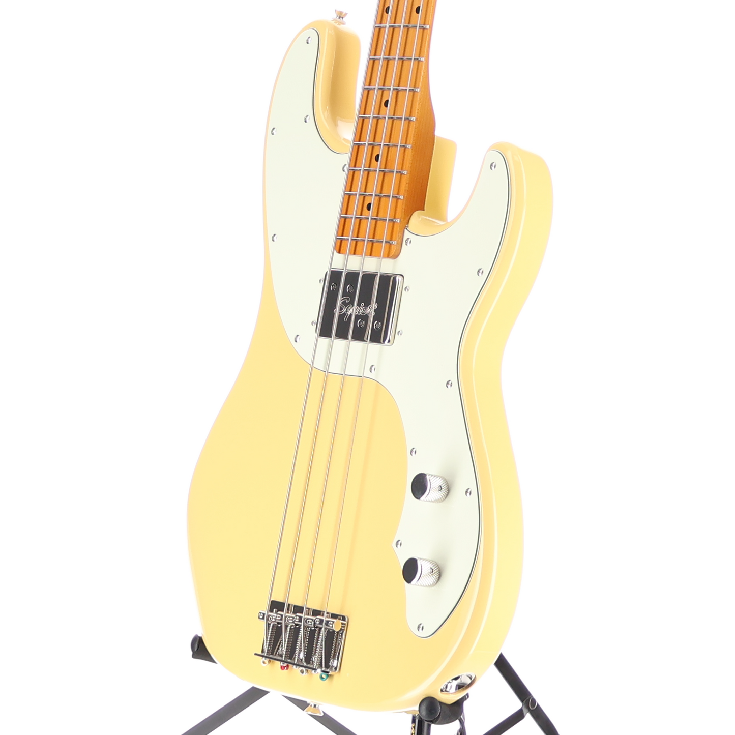 Squier Classic Vibe Telecaster Bass, Maple Fingerboard, Parchment Pickguard, Vintage White (SR) (02343)