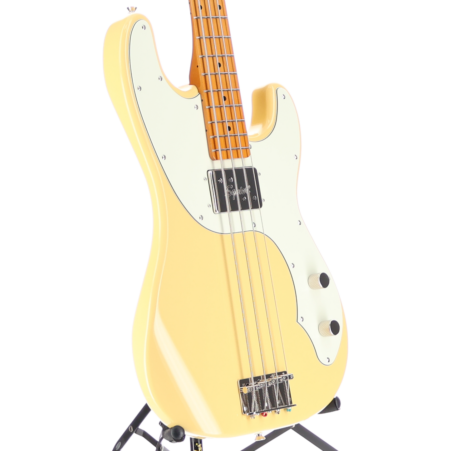 Squier Classic Vibe Telecaster Bass, Maple Fingerboard, Parchment Pickguard, Vintage White (SR) (02343)