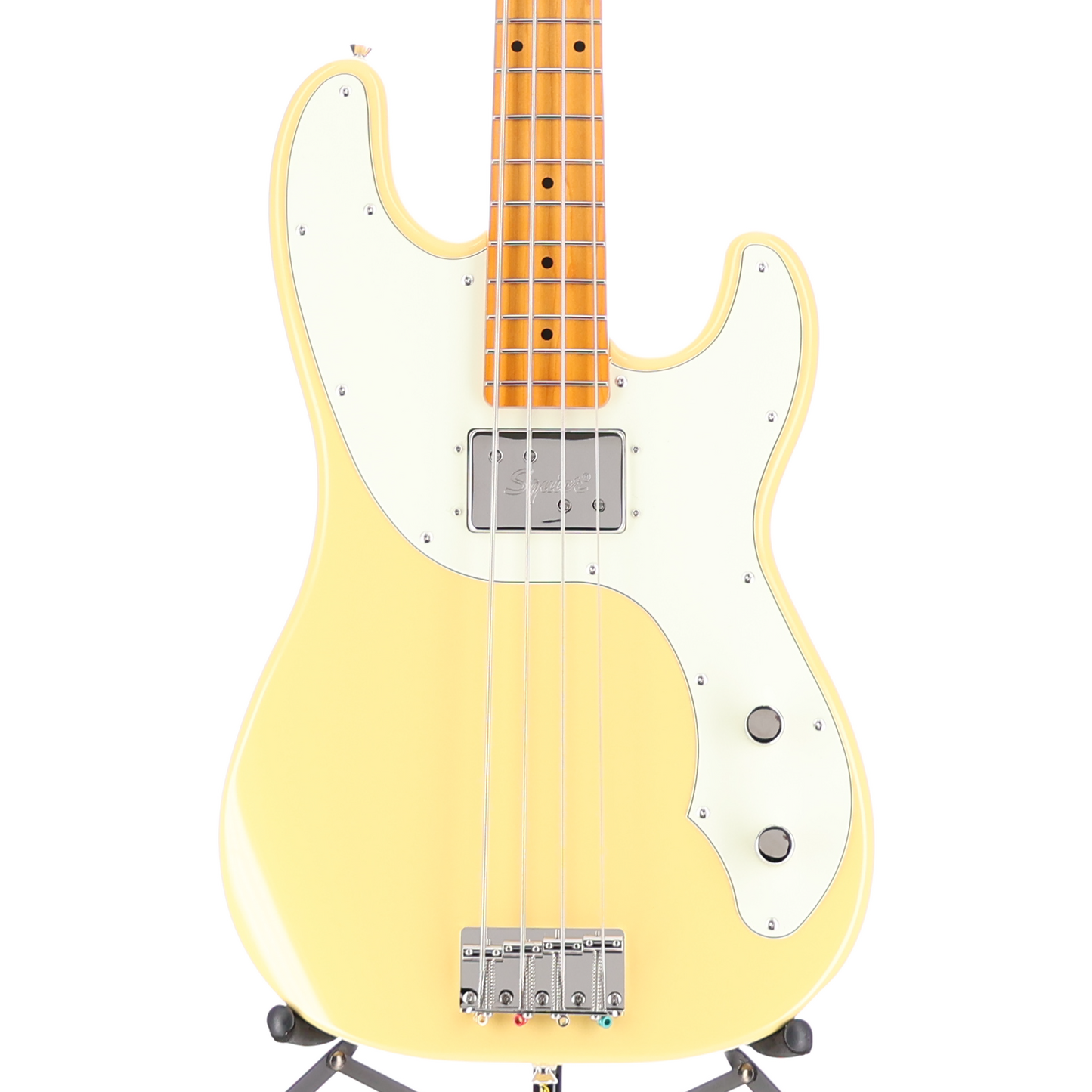 Squier Classic Vibe Telecaster Bass, Maple Fingerboard, Parchment Pickguard, Vintage White (SR) (02343)