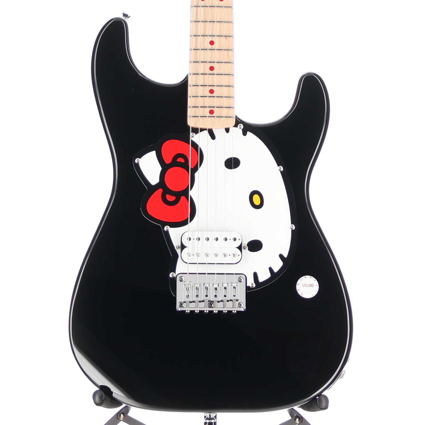 Squier Fender x Hello Kitty Black Stratocaster (O1) (09773)