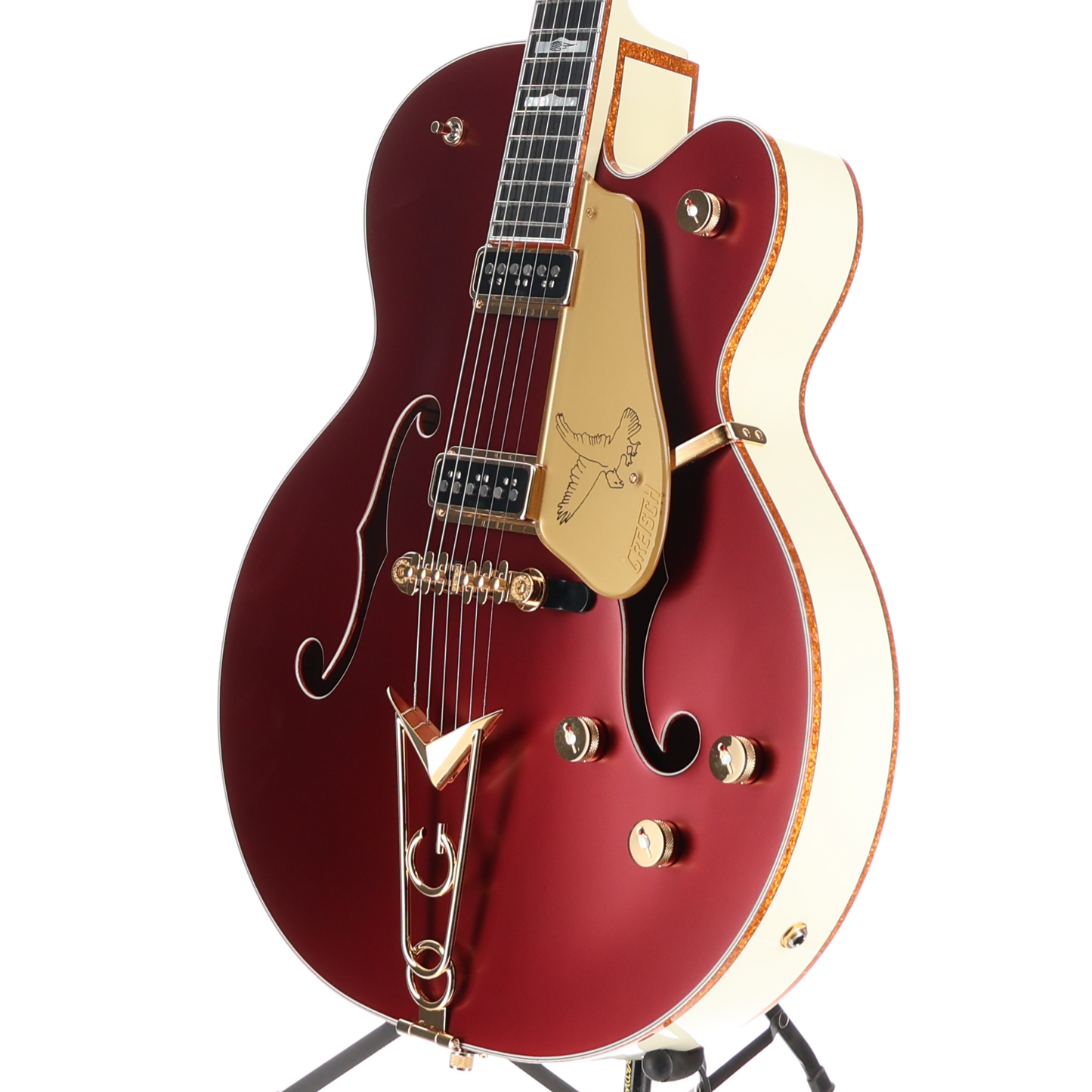 Gretsch G6136-55 Vintage Select Edition '55 Falcon Hollow Body with Cadillac Tailpiece, TV Jones, Solid Spruce Top (D9) (20590)