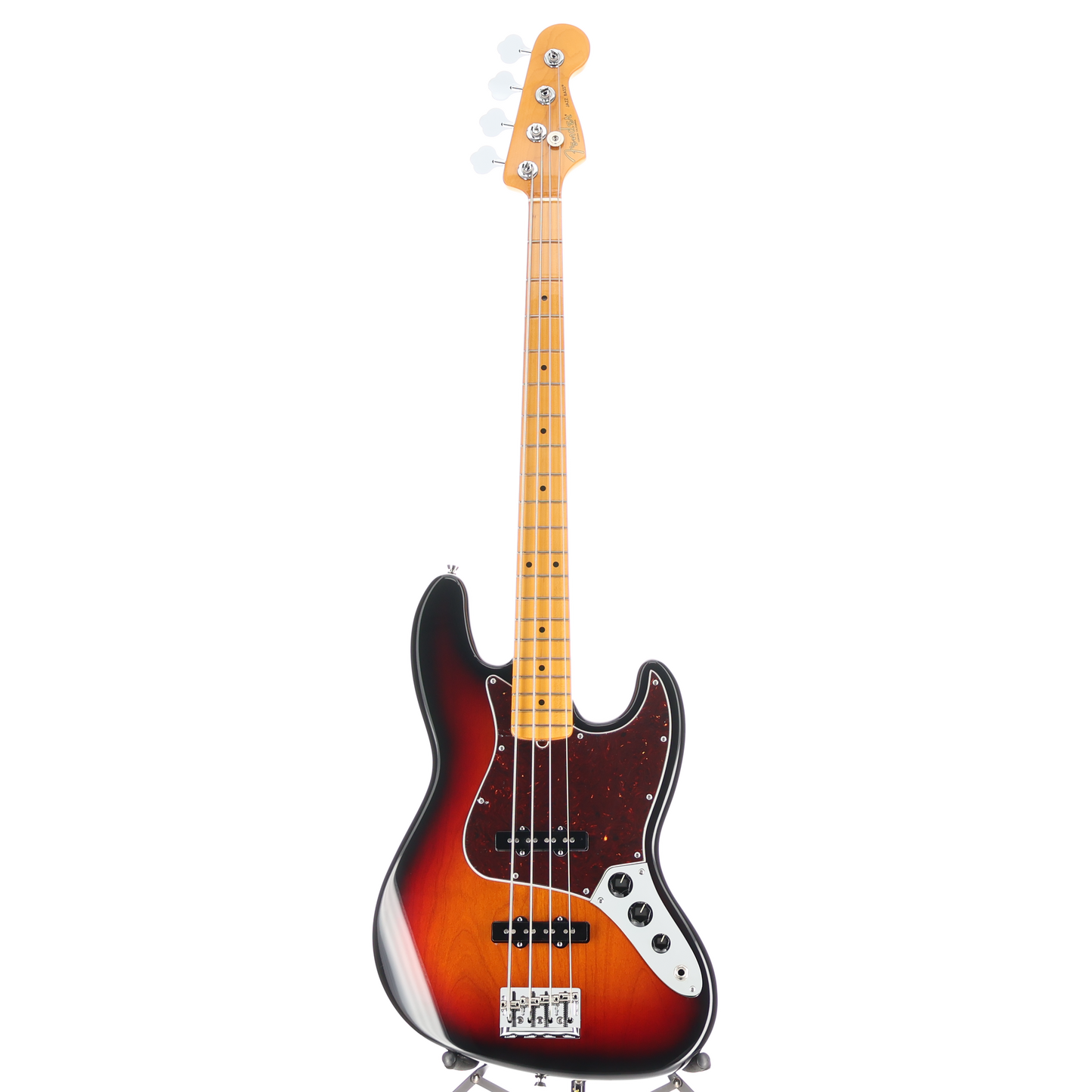 Fender American Professional II Jazz Bass, Maple Fingerboard, 3-Color Sunburst (H10) (86424)