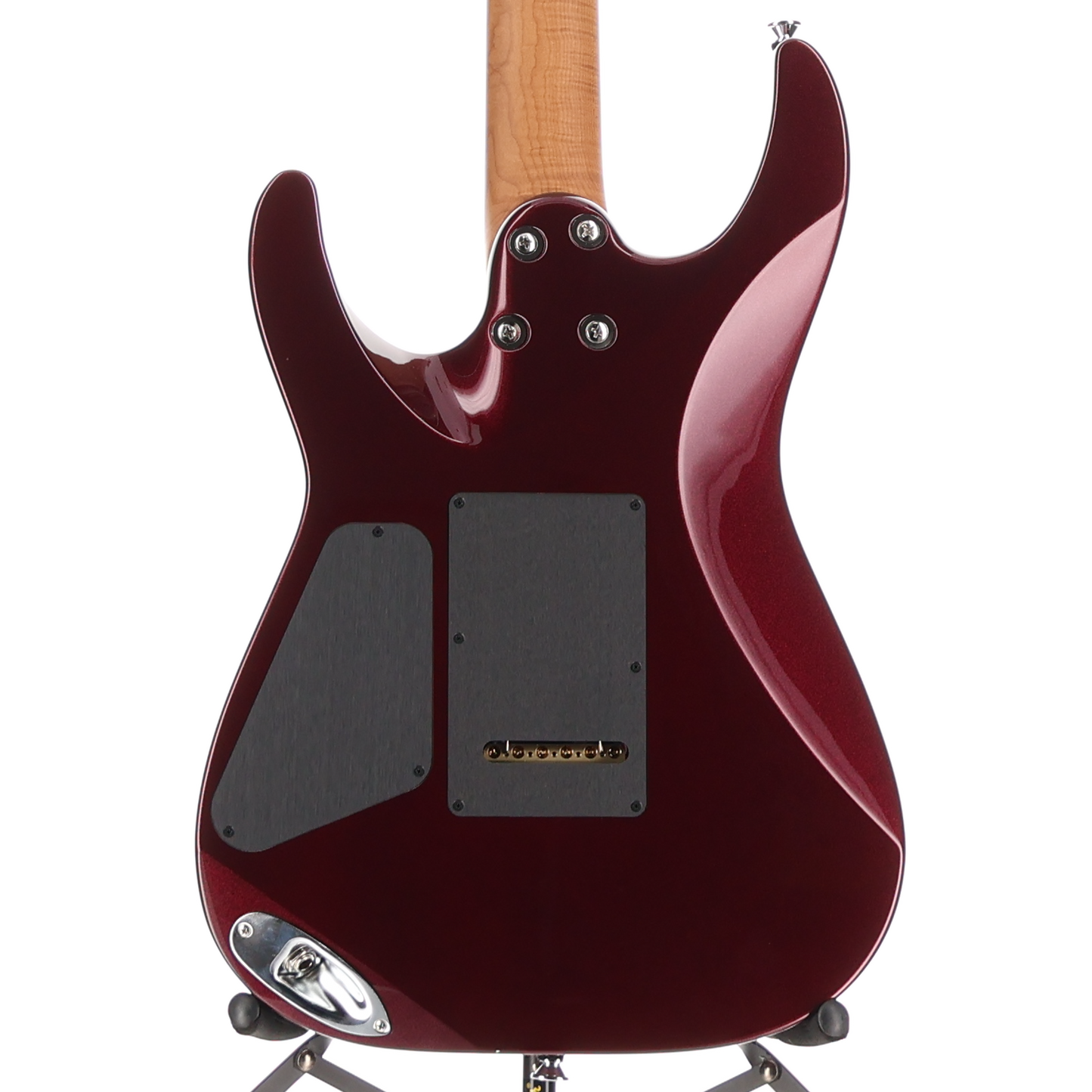 Charvel Custom Shop USA Select DK24 HH 2PT CM, Caramelized Flame Maple Fingerboard, Oxblood (RC2) (30164)