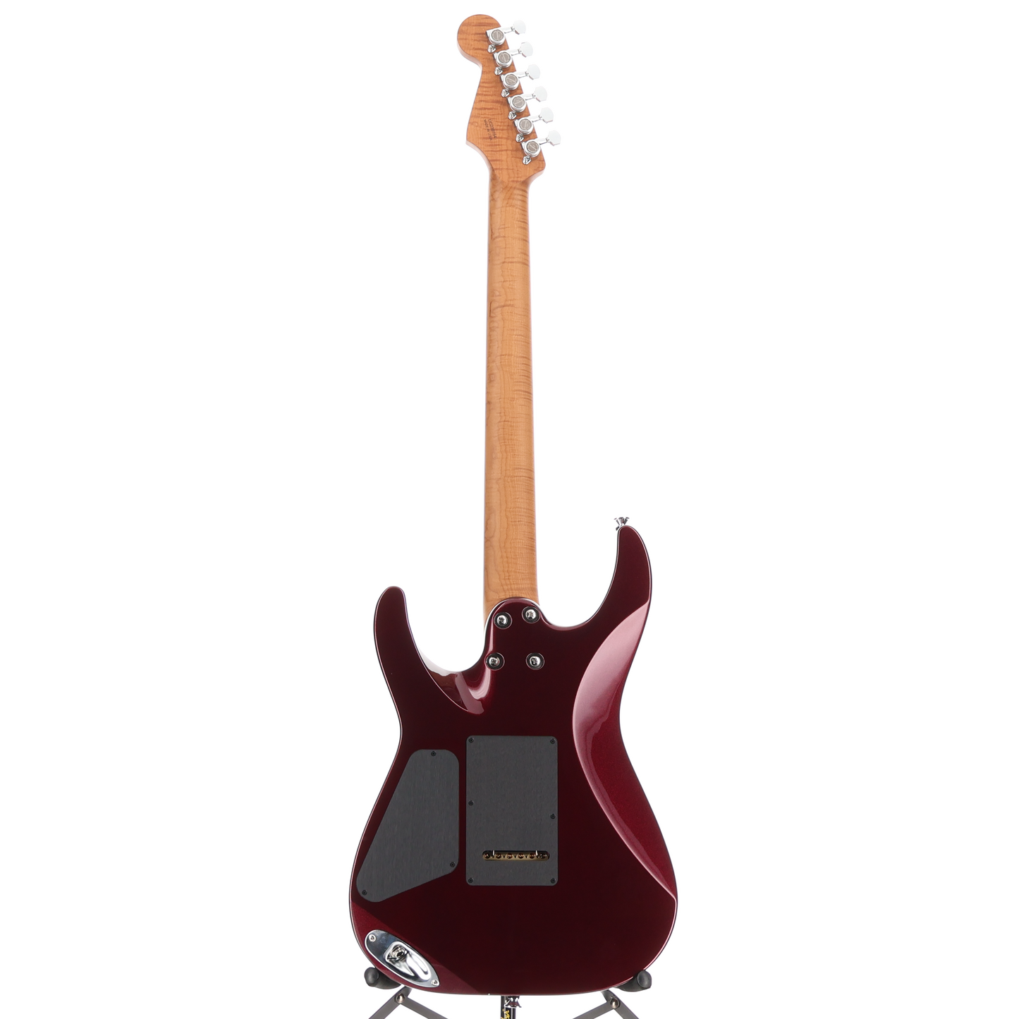 Charvel Custom Shop USA Select DK24 HH 2PT CM, Caramelized Flame Maple Fingerboard, Oxblood (RC2) (30164)