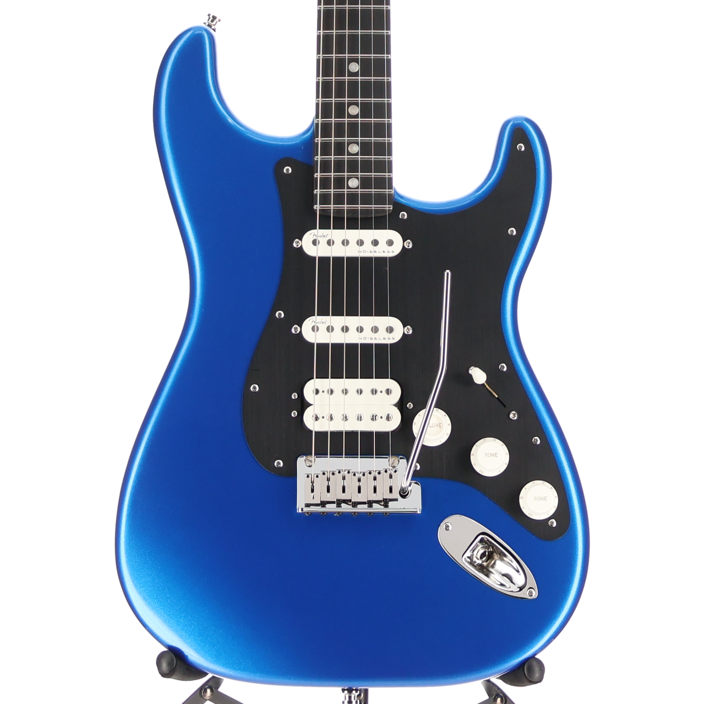 Fender American Ultra II Stratocaster® HSS, Ebony Fingerboard, Noble Blue (RC2) (23831)