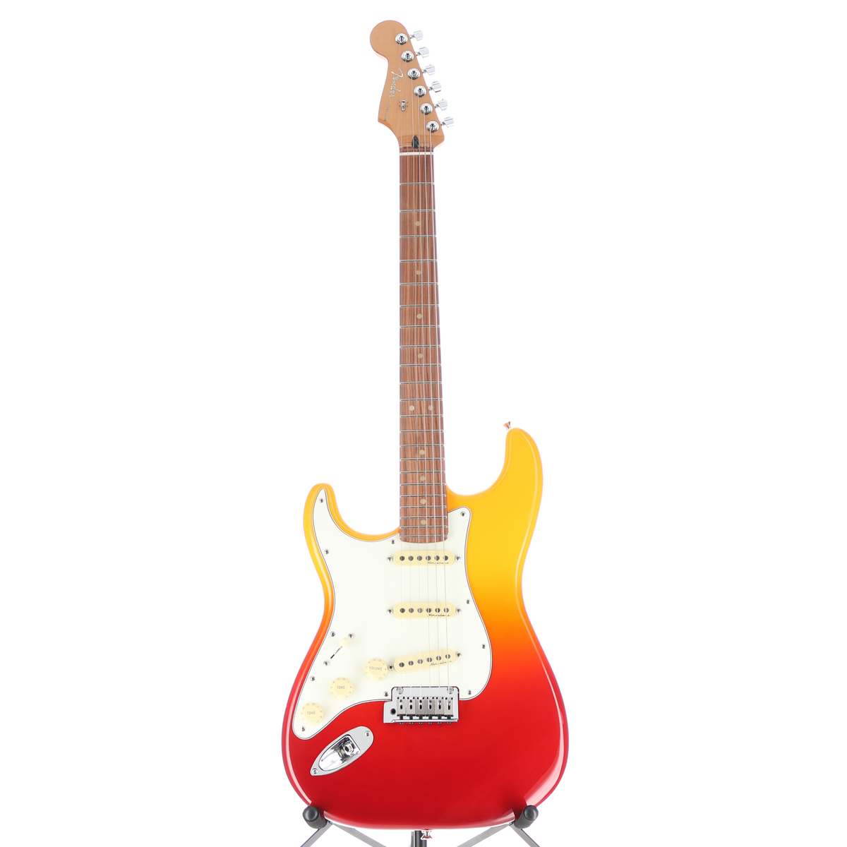 Fender Player Plus Stratocaster, Left-Hand, Pau Ferro Fingerboard, Tequila Sunrise (K1) (03978)