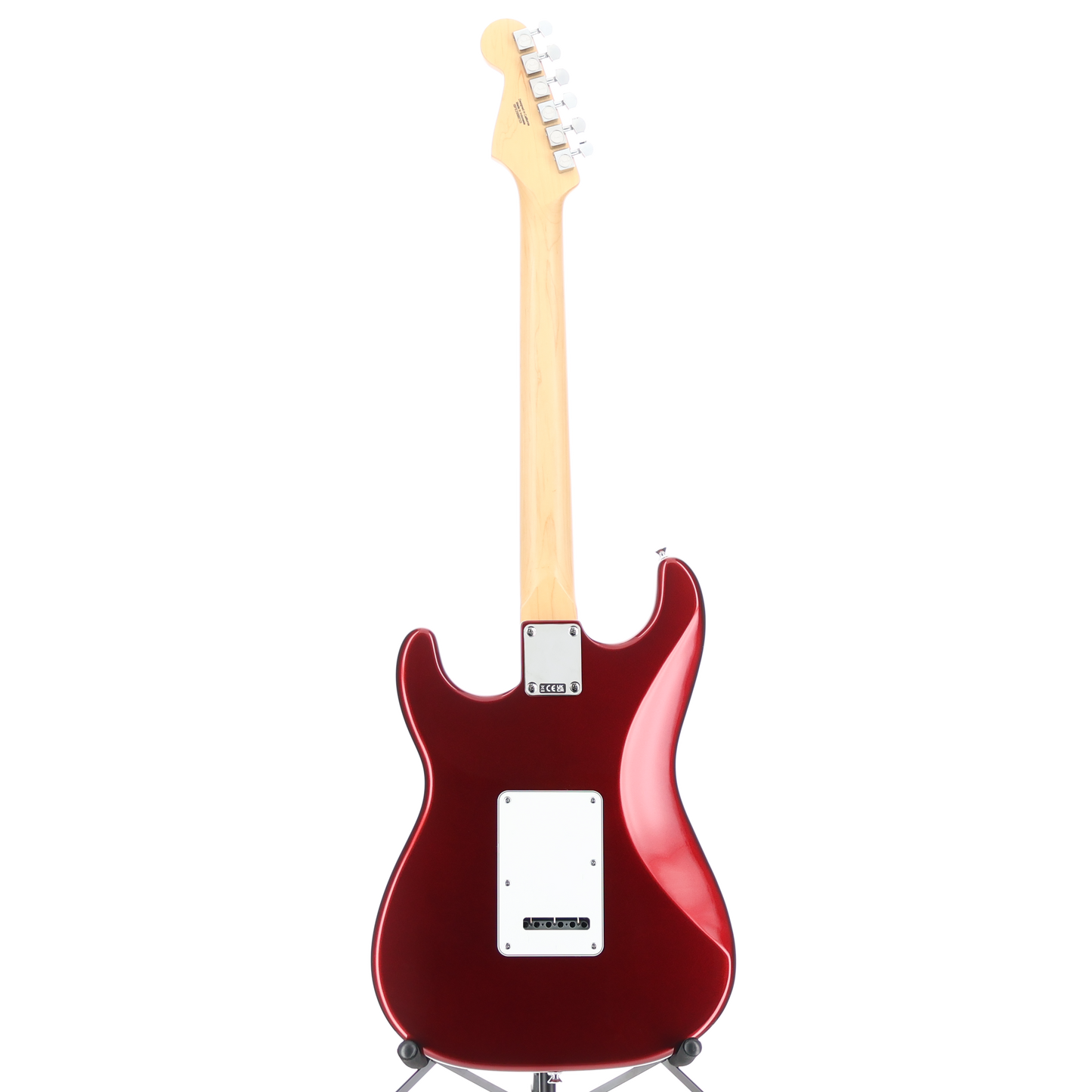 Fender Standard Stratocaster, White Pickguard, Candy Cola, Plays Great (V10) (00723)