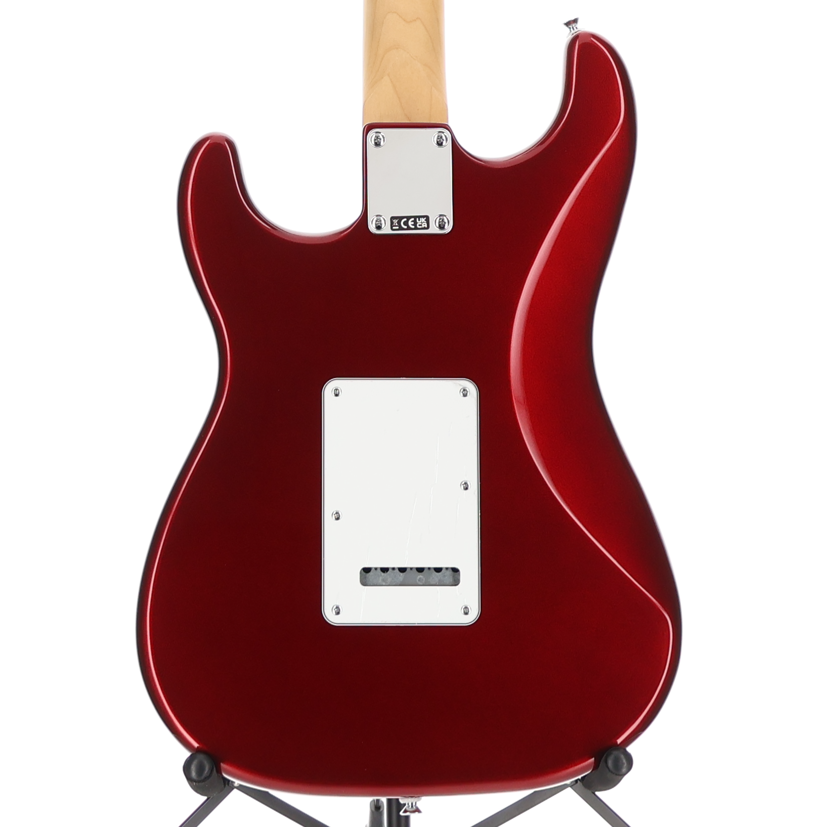 Fender Standard Stratocaster, Maple Fingerboard, White Pickguard, Candy Cola (U1) (00691)