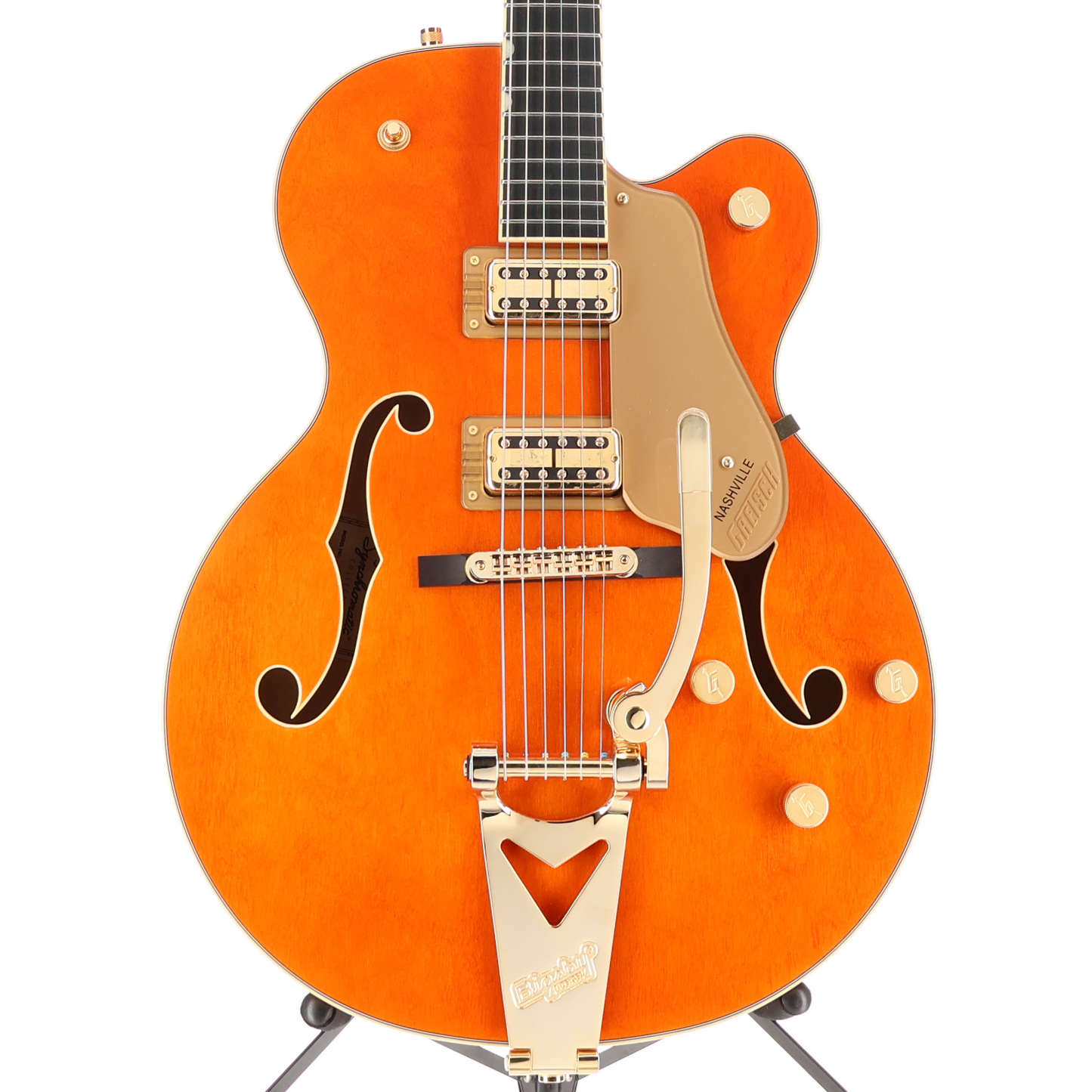 Gretsch Synchromatic™ Nashville™ Hollow Body Single-Cut,  50's Orange Stain, Plays Great (F6) (71004) (71004)