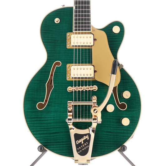 Gretsch Broadkaster Jr. LX Figured Center Block Bigsby, Tropic Aura, Premium Setup (H6)(13638) (13638)