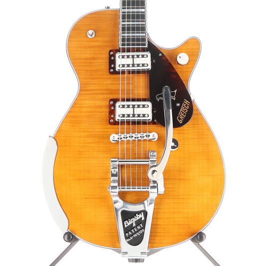 Gretsch G6134TFM-NH Nigel Hendroff Signature Penguin, Ebony Fingerboard, Amber Flame (P1)(93619) (93619)