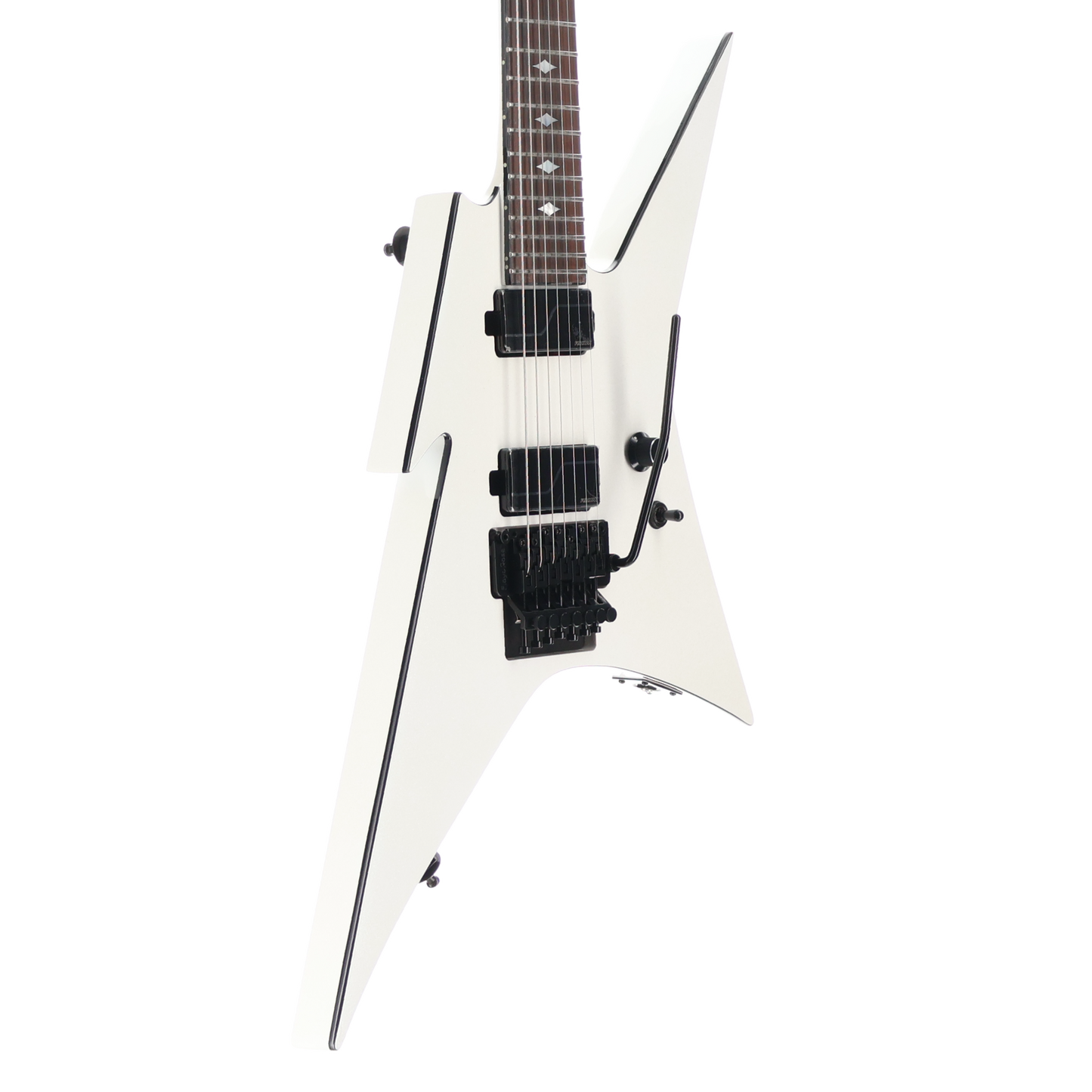 BC Rich Ironbird Extreme MK2, 7 string with Floyd Rose - Glitter White, Plays Great (AA6) (40145) (40145)