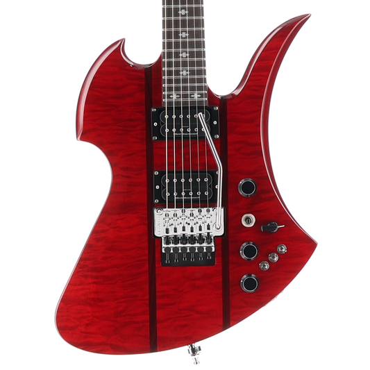 BC Rich Mockingbird Legacy ST - Transparent Red, Professional Setup (BB4) (60314) (60314)