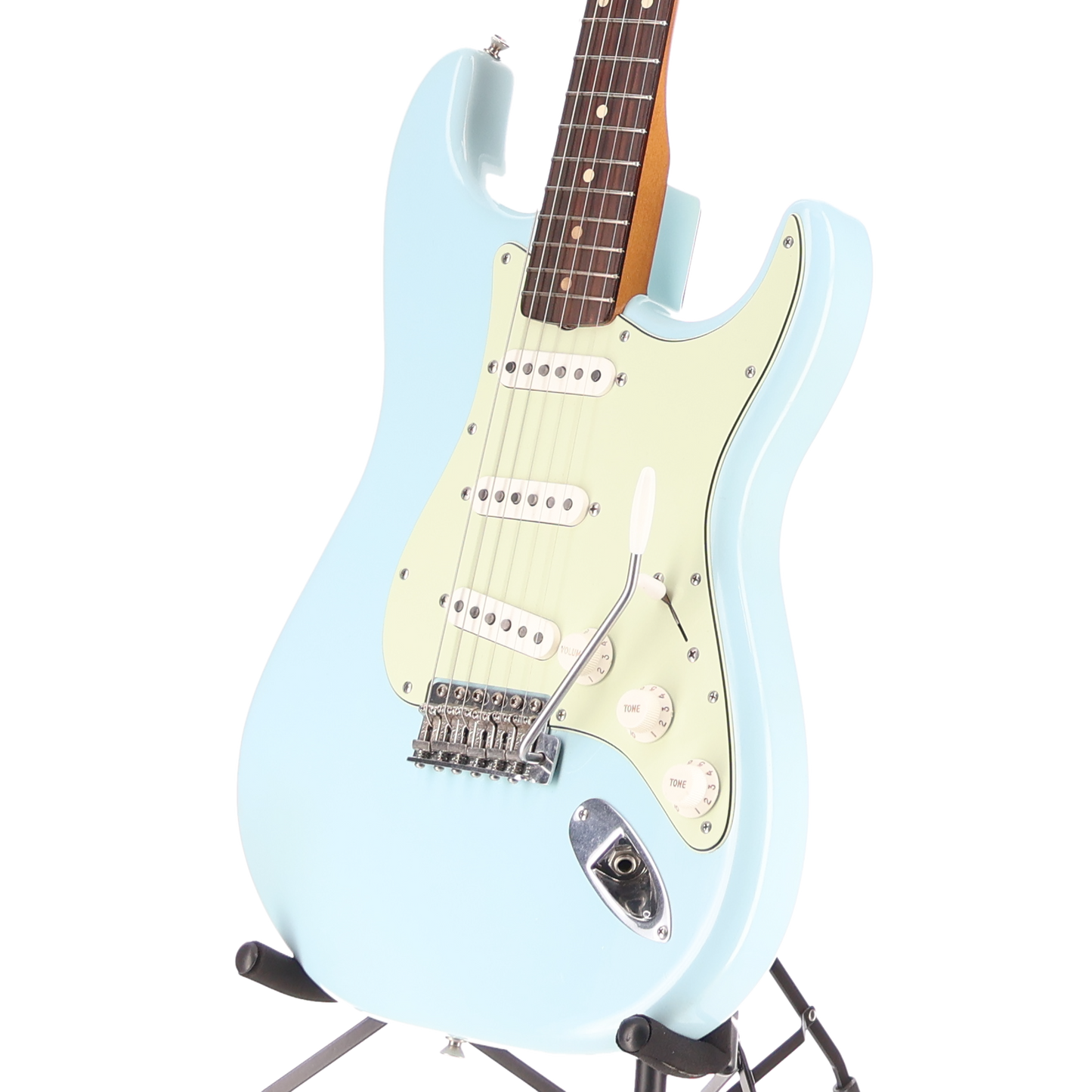 Fender Vintera® II Road Worn® '60s Stratocaster®, Rosewood Fingerboard, Sonic Blue (D3)(65545) (65545)