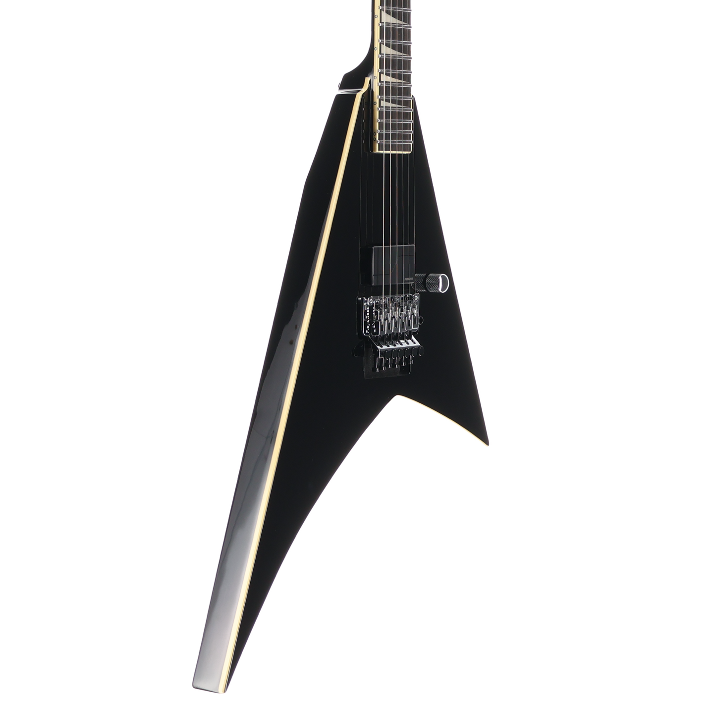 Jackson Pro Plus Pure Metal Limited Edition Rhoads RR1A, Gloss Black, Pro Setup (V13)(01028) (01028)