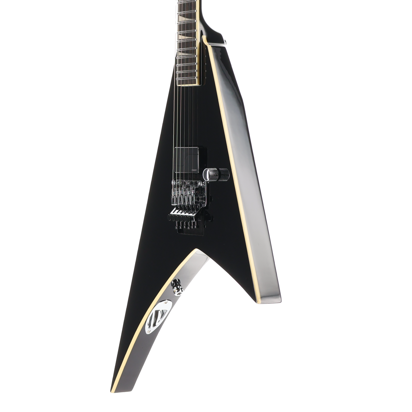 Jackson Pro Plus Pure Metal Limited Edition Rhoads RR1A, Gloss Black, Pro Setup (V13)(01028) (01028)
