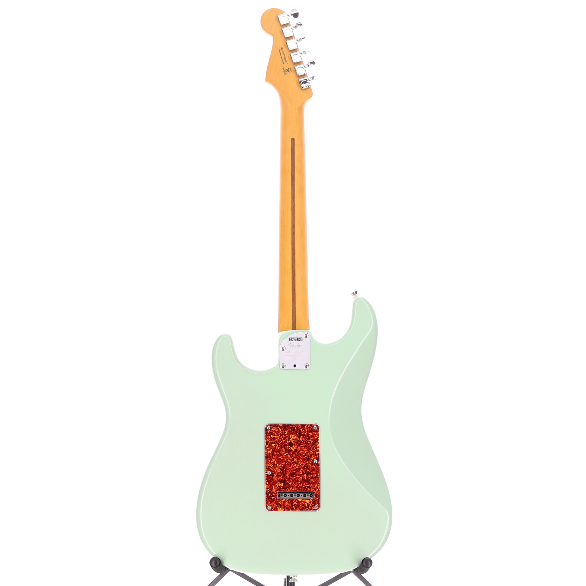 Fender American Professional II Stratocaster Thinline Rosewood Fingerboard Transparent Surf Green (AA11)(09877) (09877)