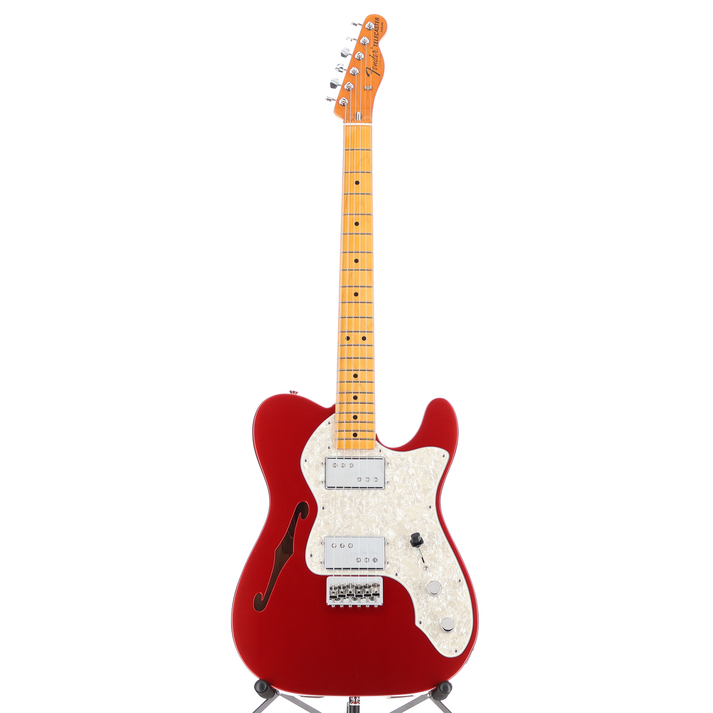 Fender American Vintage II 1972 Telecaster Thinline, Maple Fingerboard, Candy Apple Red (I4) (17696)