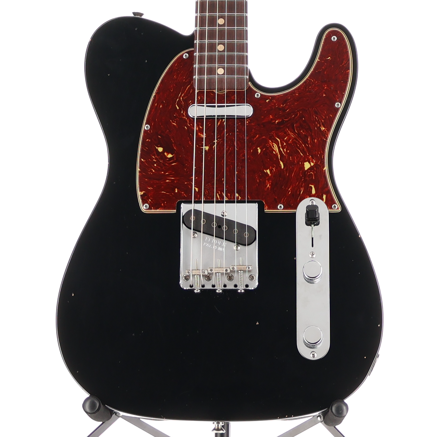 Fender Custom Shop 1963 Telecaster Journeyman Relic, 3A Rosewood Fingerboard, Black (F12) (86118)