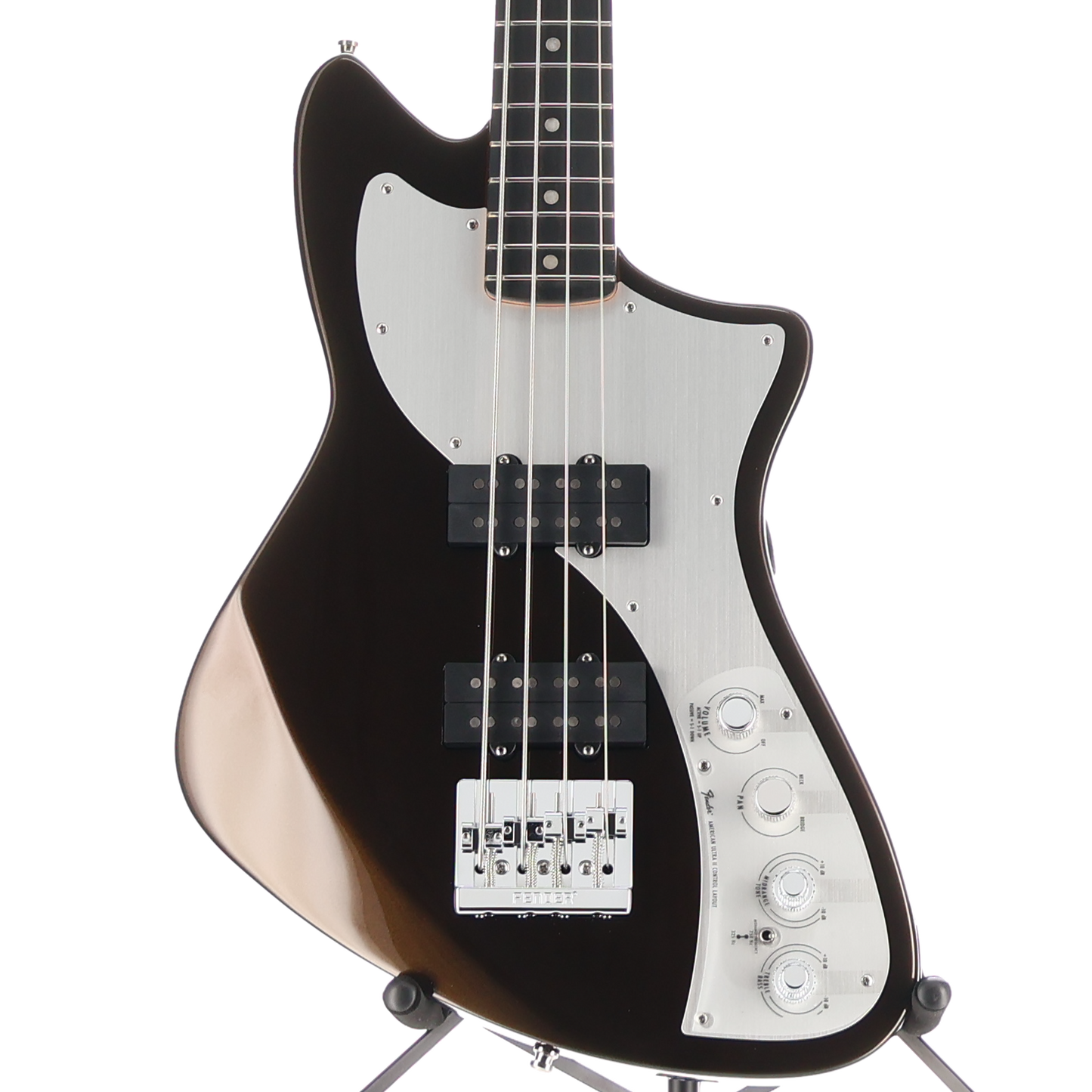 Fender American Ultra II Meteora Bass, Ebony Fingerboard, Texas Tea (G12)(386165) (38616)