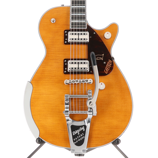 Gretsch G6134TFM-NH Nigel Hendroff Signature Penguin Ebony Fingerboard Amber Flame (S8)(41089) (41089)
