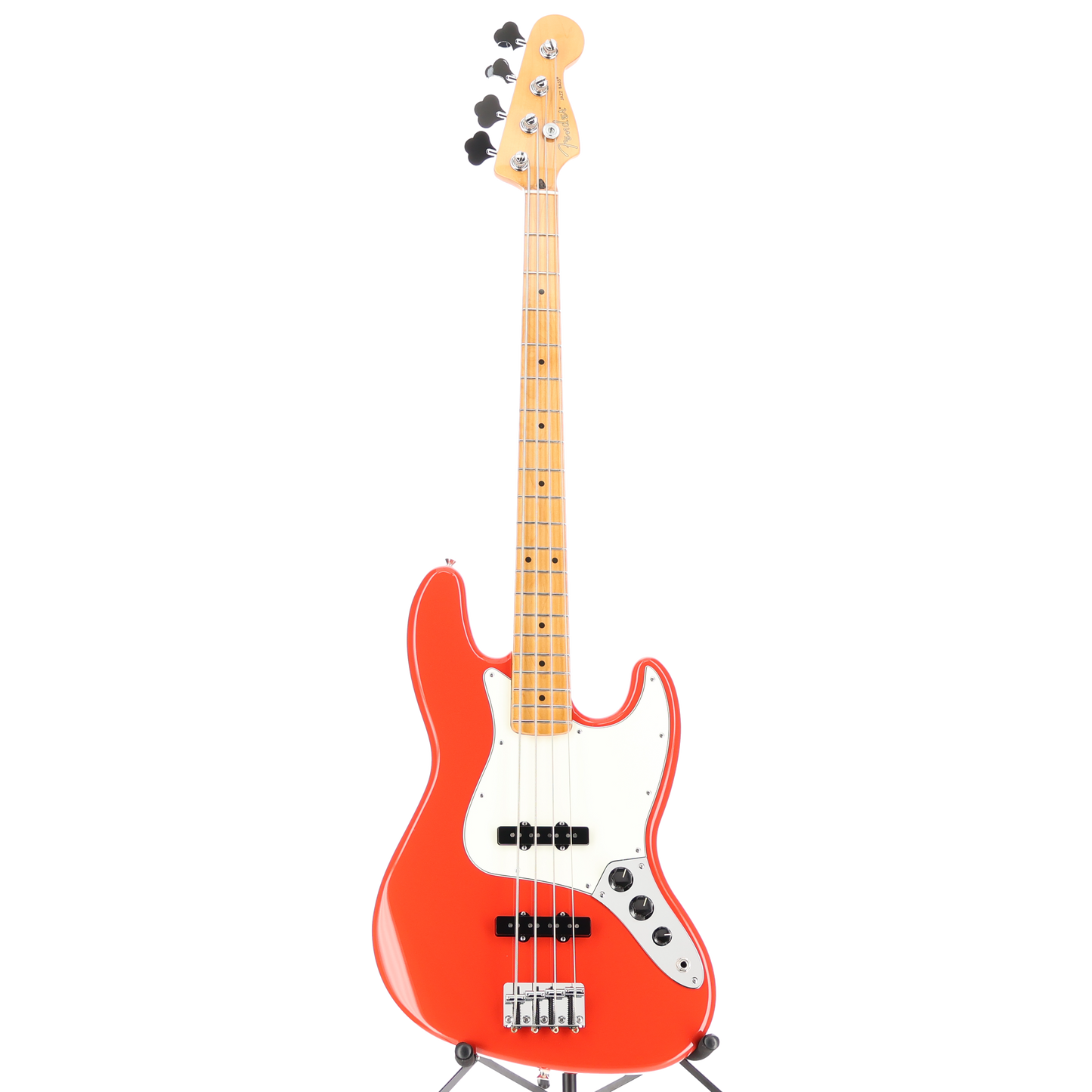 Fender Player II Jazz Bass, Maple Fingerboard, Coral Red (SR) (02317)