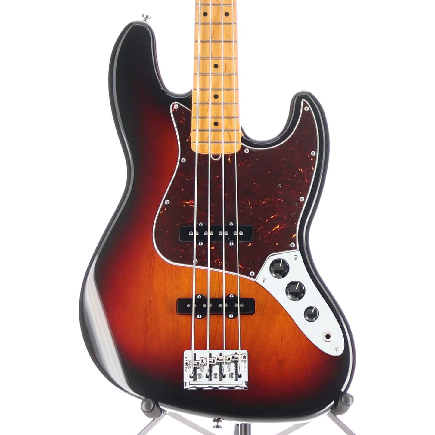 Fender American Professional II Jazz Bass, Maple Fingerboard, 3-Color Sunburst (D8) (50688)