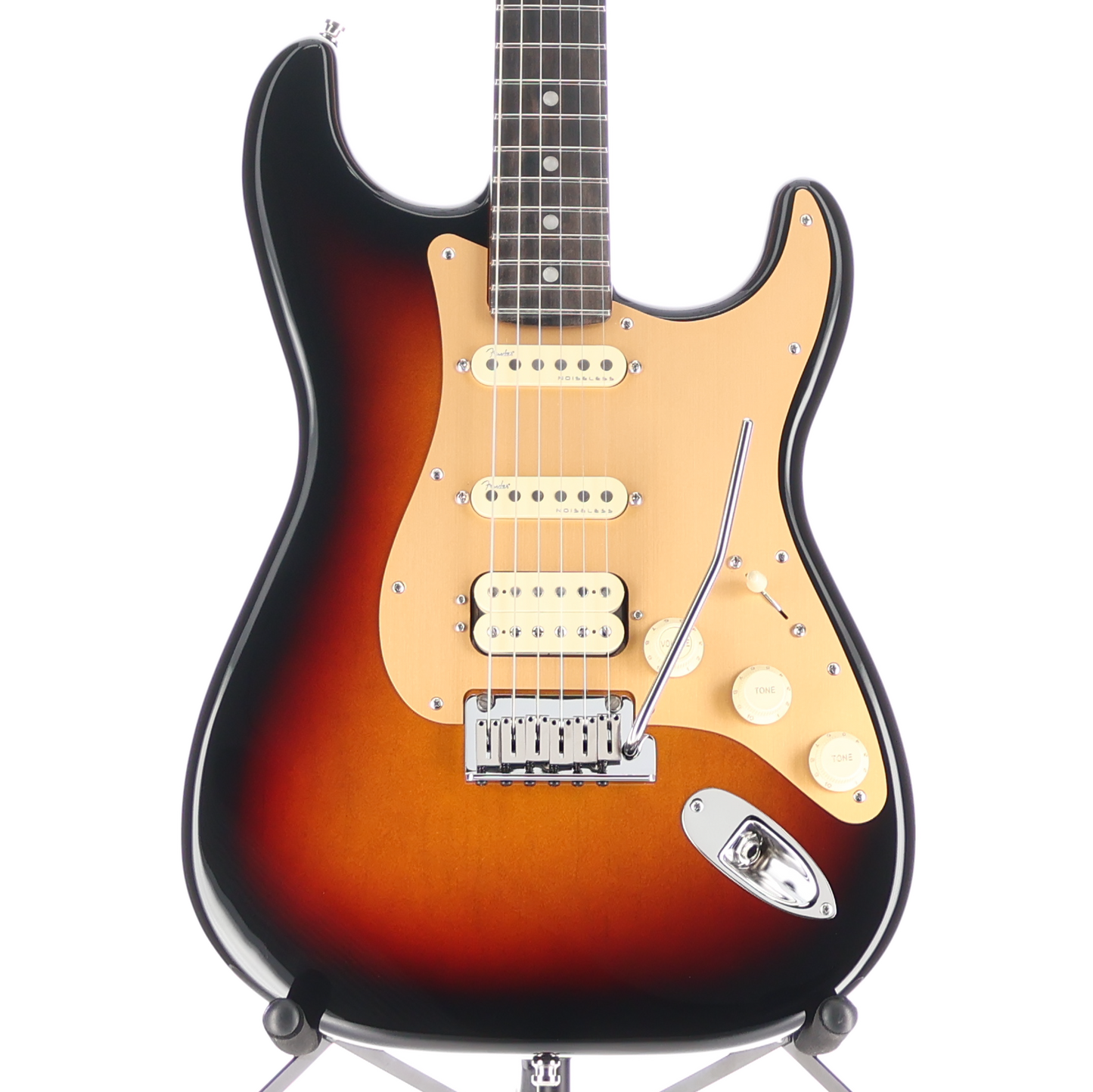 Fender American Ultra II Stratocaster HSS, Ebony Fingerboard, Ultraburst (D2) (03436)
